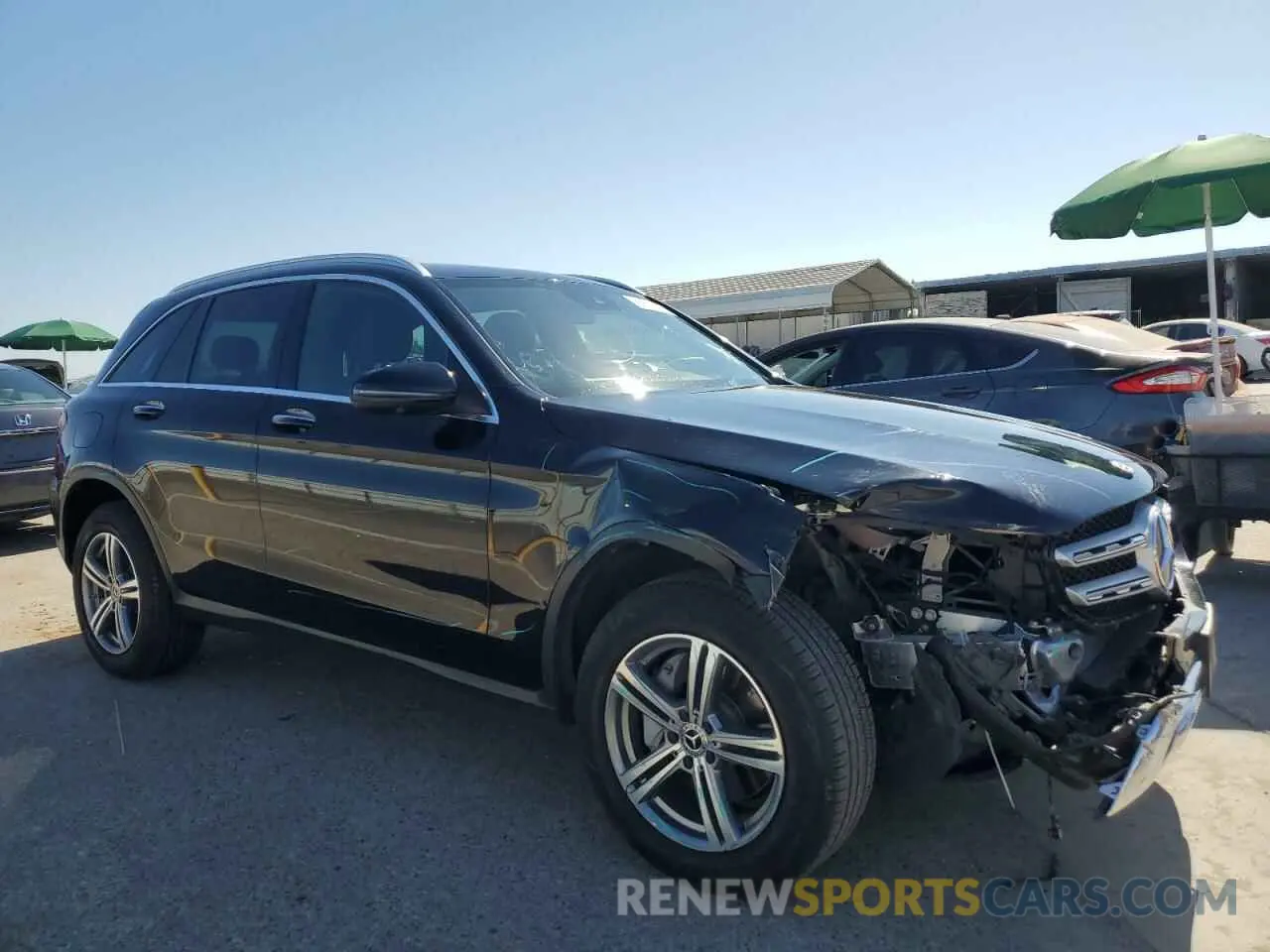 4 Photograph of a damaged car W1N0G8DB7NV399997 MERCEDES-BENZ GLC-CLASS 2022