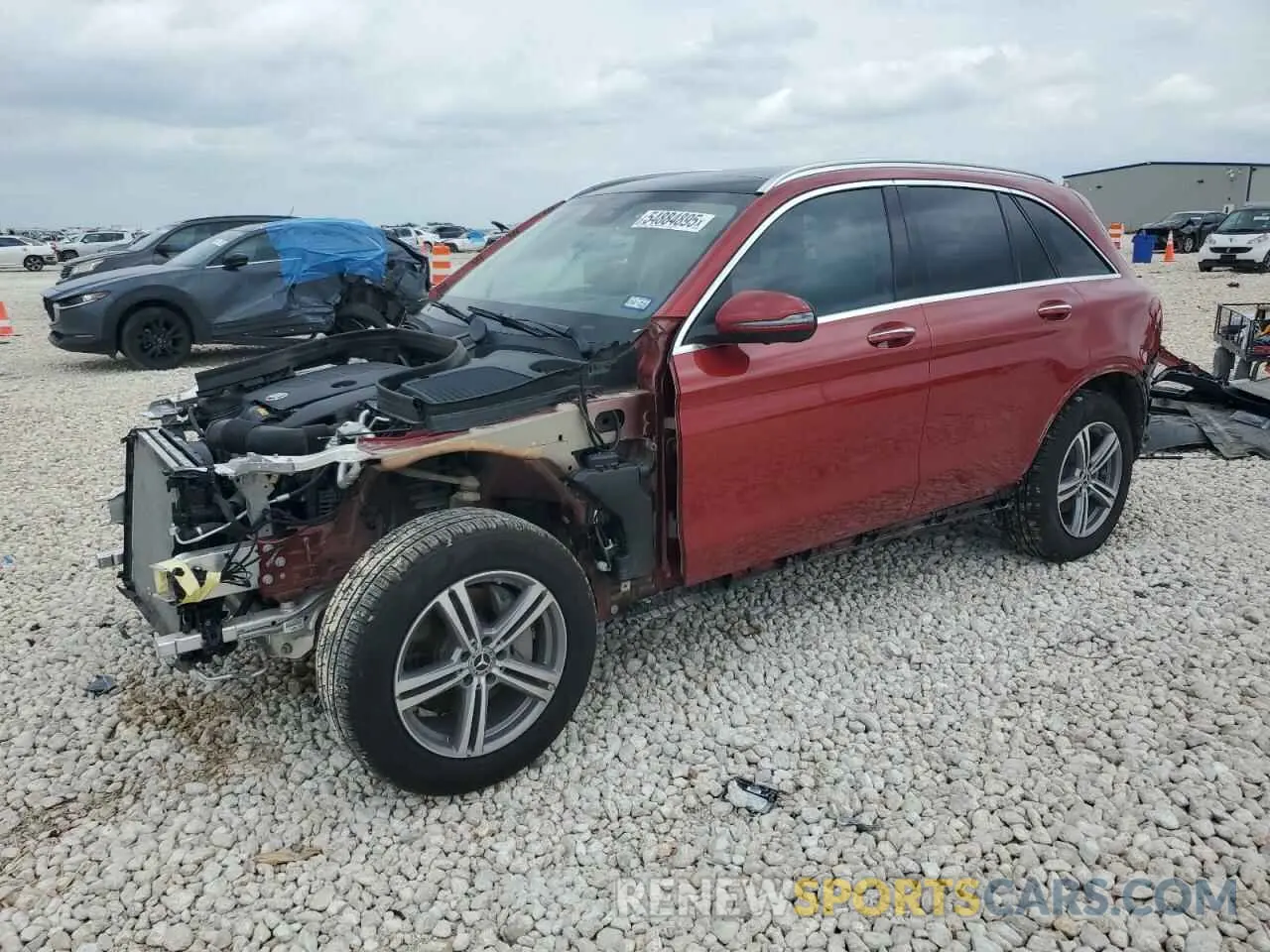 1 Photograph of a damaged car W1N0G8DB8NV389091 MERCEDES-BENZ GLC-CLASS 2022