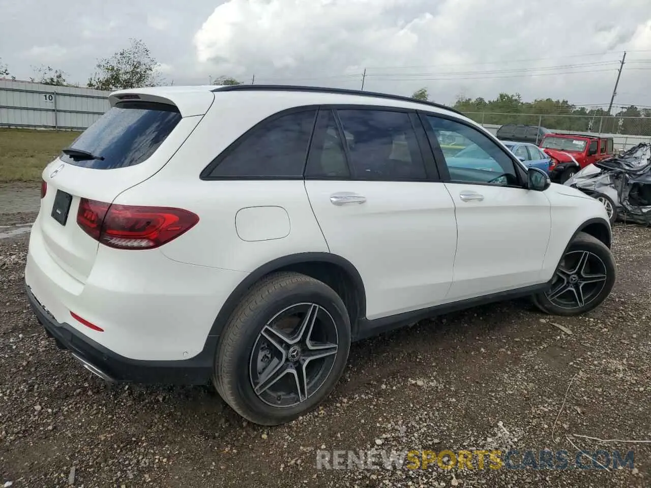 3 Фотография поврежденного автомобиля W1N0G8DB9NV385499 MERCEDES-BENZ GLC-CLASS 2022