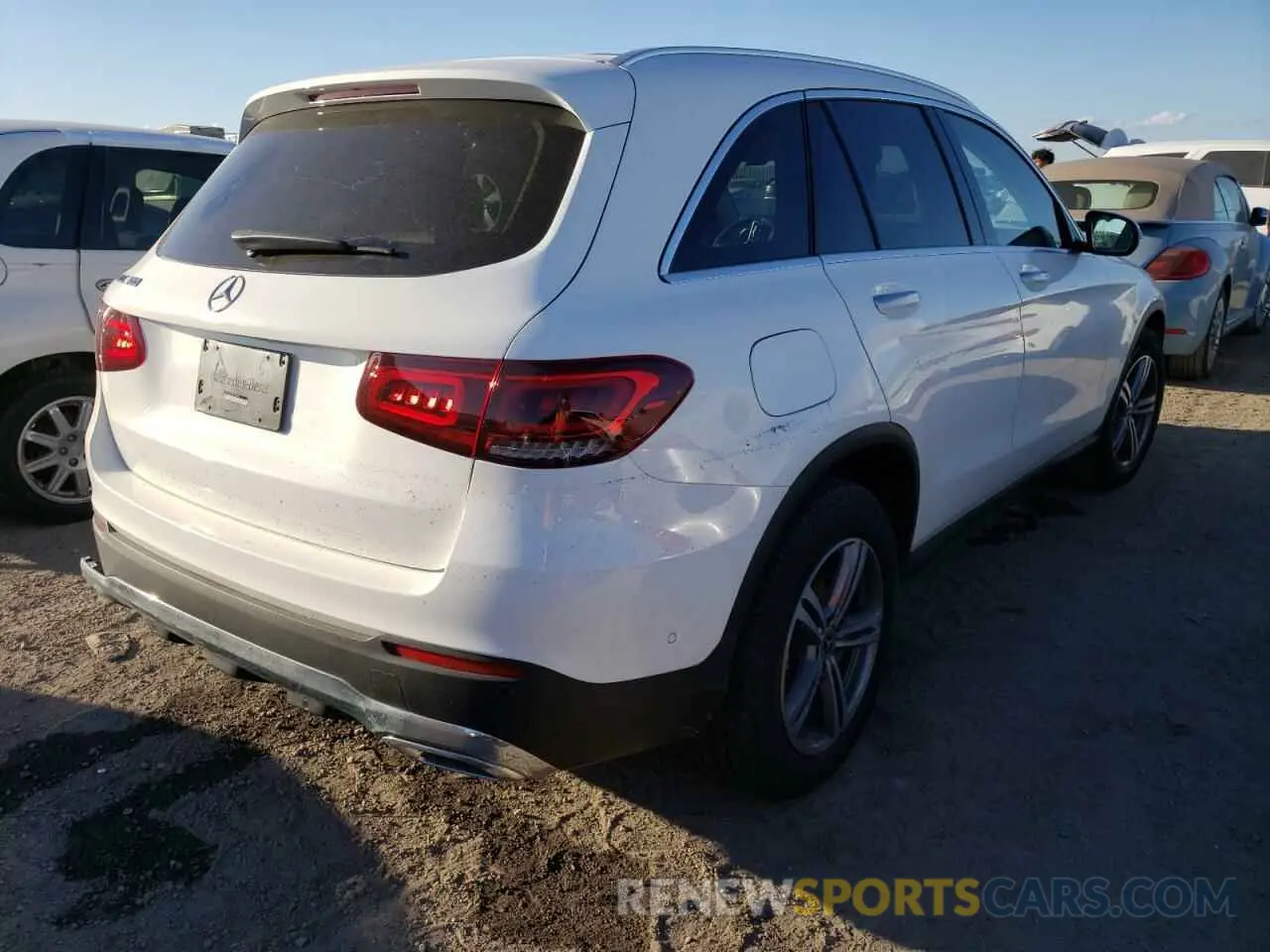 4 Фотография поврежденного автомобиля W1N0G8DBXNG084454 MERCEDES-BENZ GLC-CLASS 2022