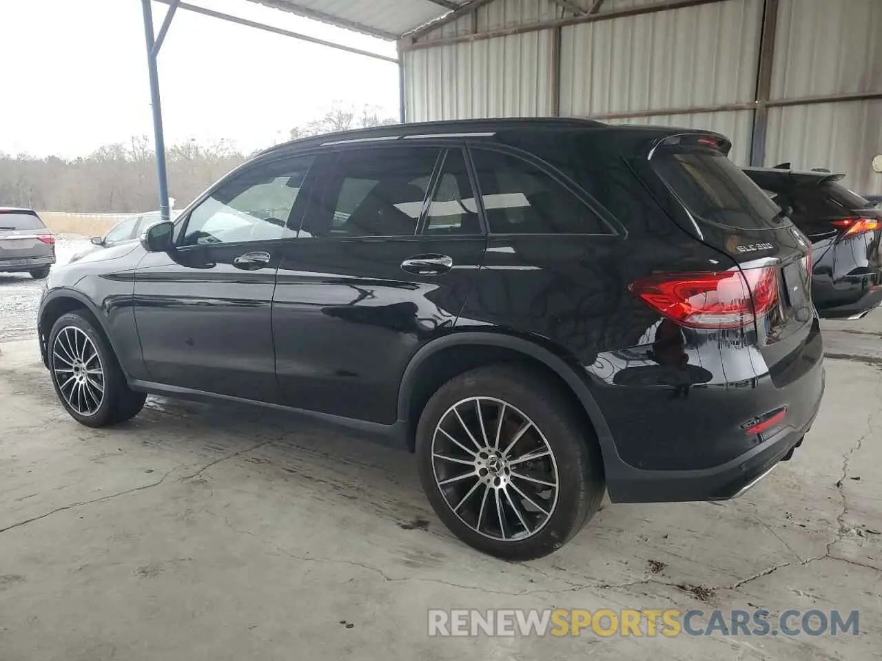 2 Фотография поврежденного автомобиля W1N0G8DBXNV362913 MERCEDES-BENZ GLC-CLASS 2022