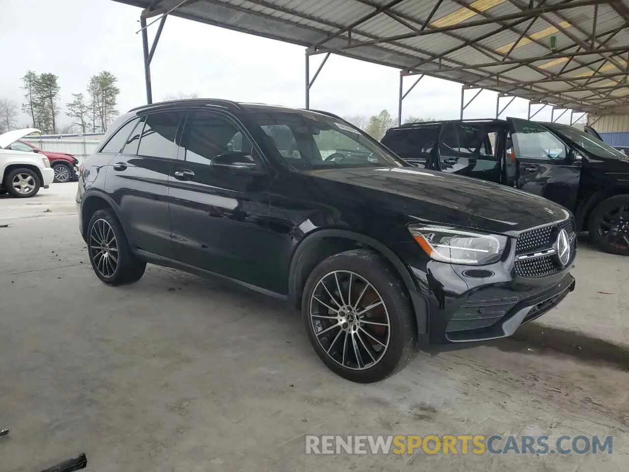 4 Фотография поврежденного автомобиля W1N0G8DBXNV362913 MERCEDES-BENZ GLC-CLASS 2022