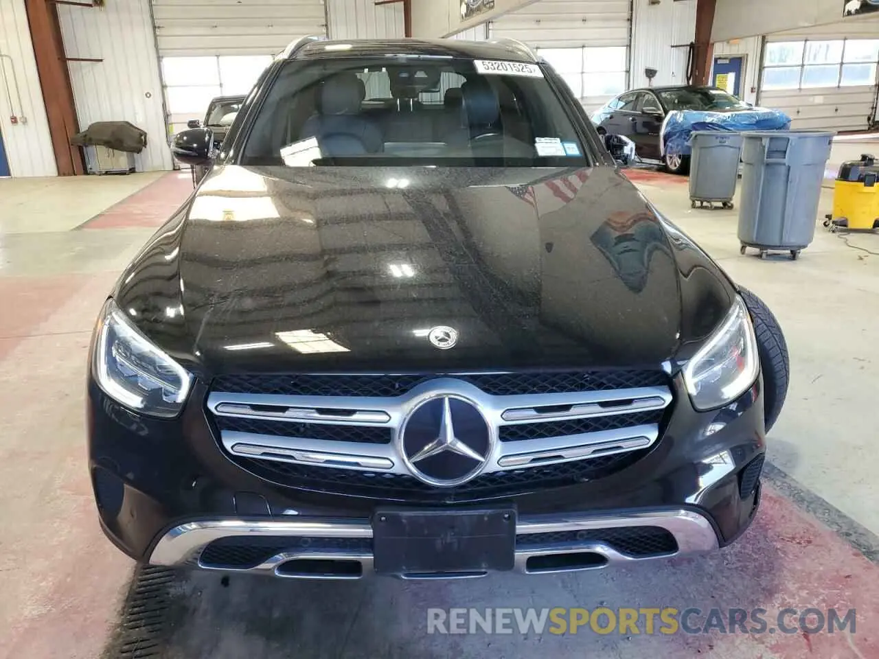 5 Photograph of a damaged car W1N0G8EB0NV378147 MERCEDES-BENZ GLC-CLASS 2022