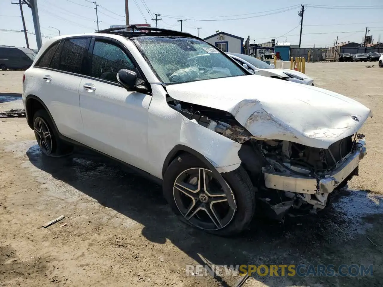 4 Фотография поврежденного автомобиля W1N0G8EB1NG088259 MERCEDES-BENZ GLC-CLASS 2022