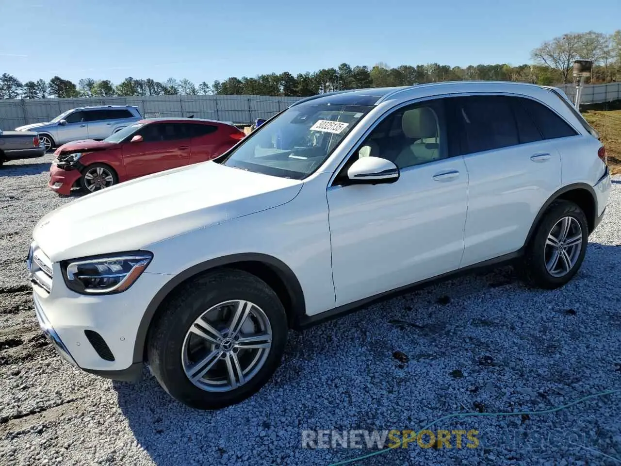1 Photograph of a damaged car W1N0G8EB1NV380845 MERCEDES-BENZ GLC-CLASS 2022