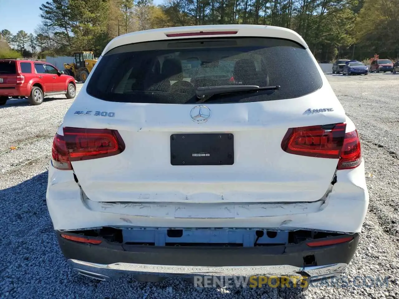 6 Photograph of a damaged car W1N0G8EB1NV380845 MERCEDES-BENZ GLC-CLASS 2022
