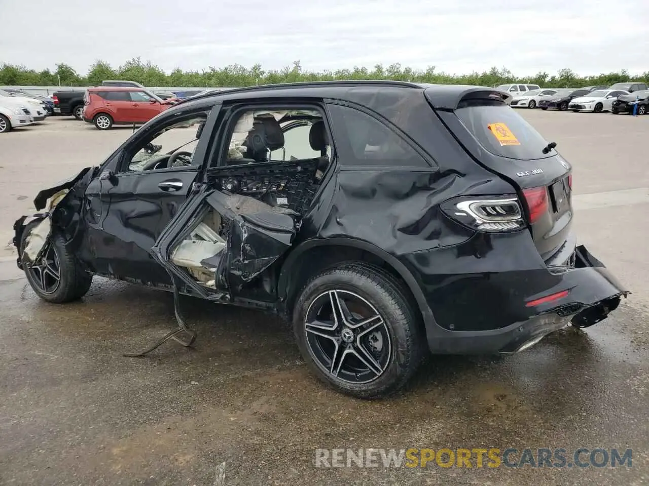 2 Фотография поврежденного автомобиля W1N0G8EB1NV389268 MERCEDES-BENZ GLC-CLASS 2022
