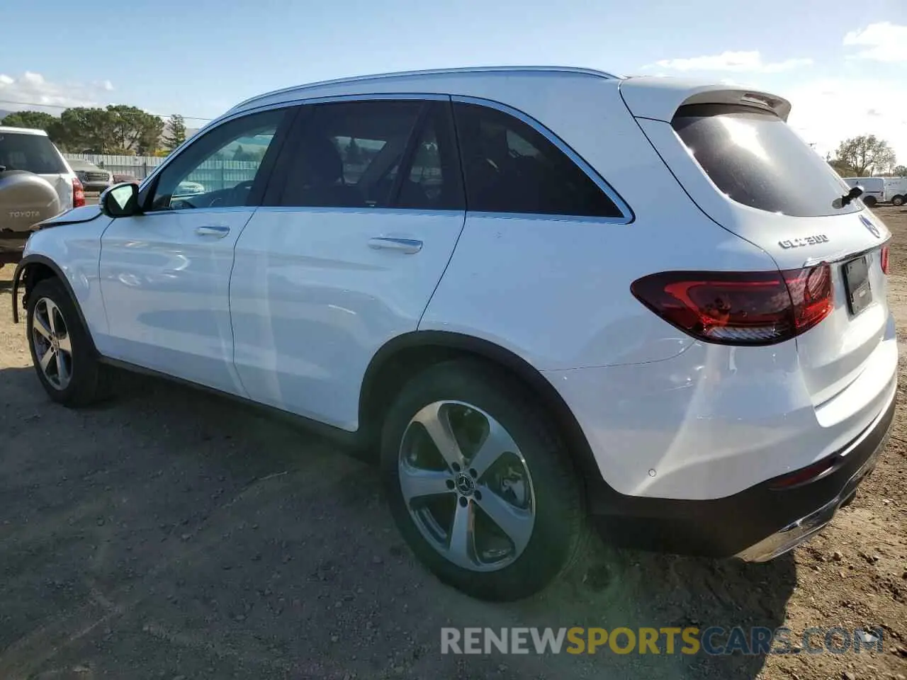 2 Фотография поврежденного автомобиля W1N0G8EB3NG119379 MERCEDES-BENZ GLC-CLASS 2022
