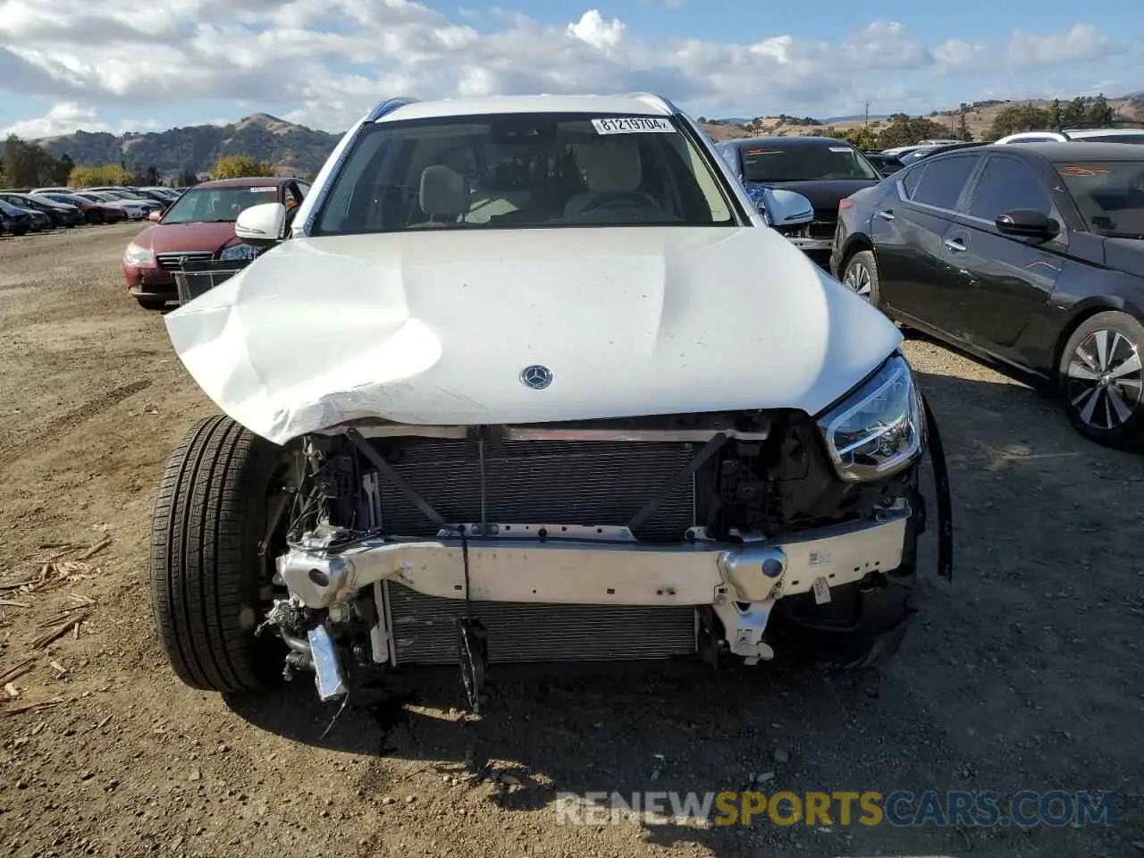 5 Фотография поврежденного автомобиля W1N0G8EB3NG119379 MERCEDES-BENZ GLC-CLASS 2022