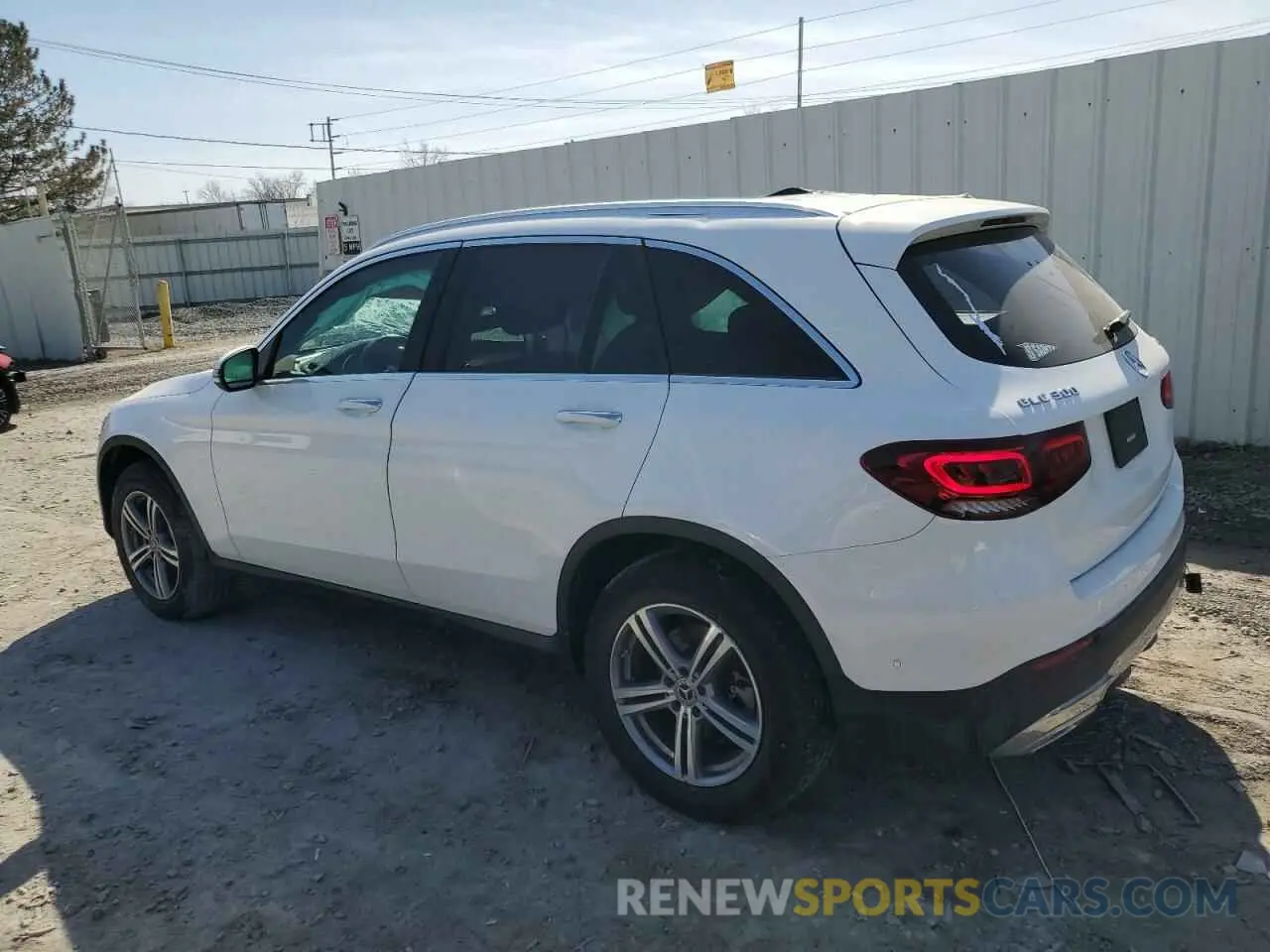 2 Photograph of a damaged car W1N0G8EB3NV368700 MERCEDES-BENZ GLC-CLASS 2022