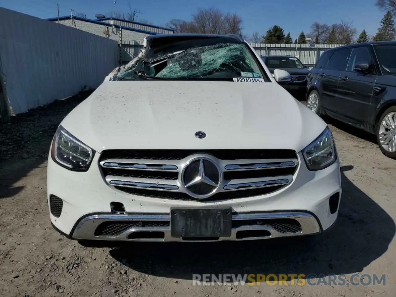 5 Photograph of a damaged car W1N0G8EB3NV368700 MERCEDES-BENZ GLC-CLASS 2022