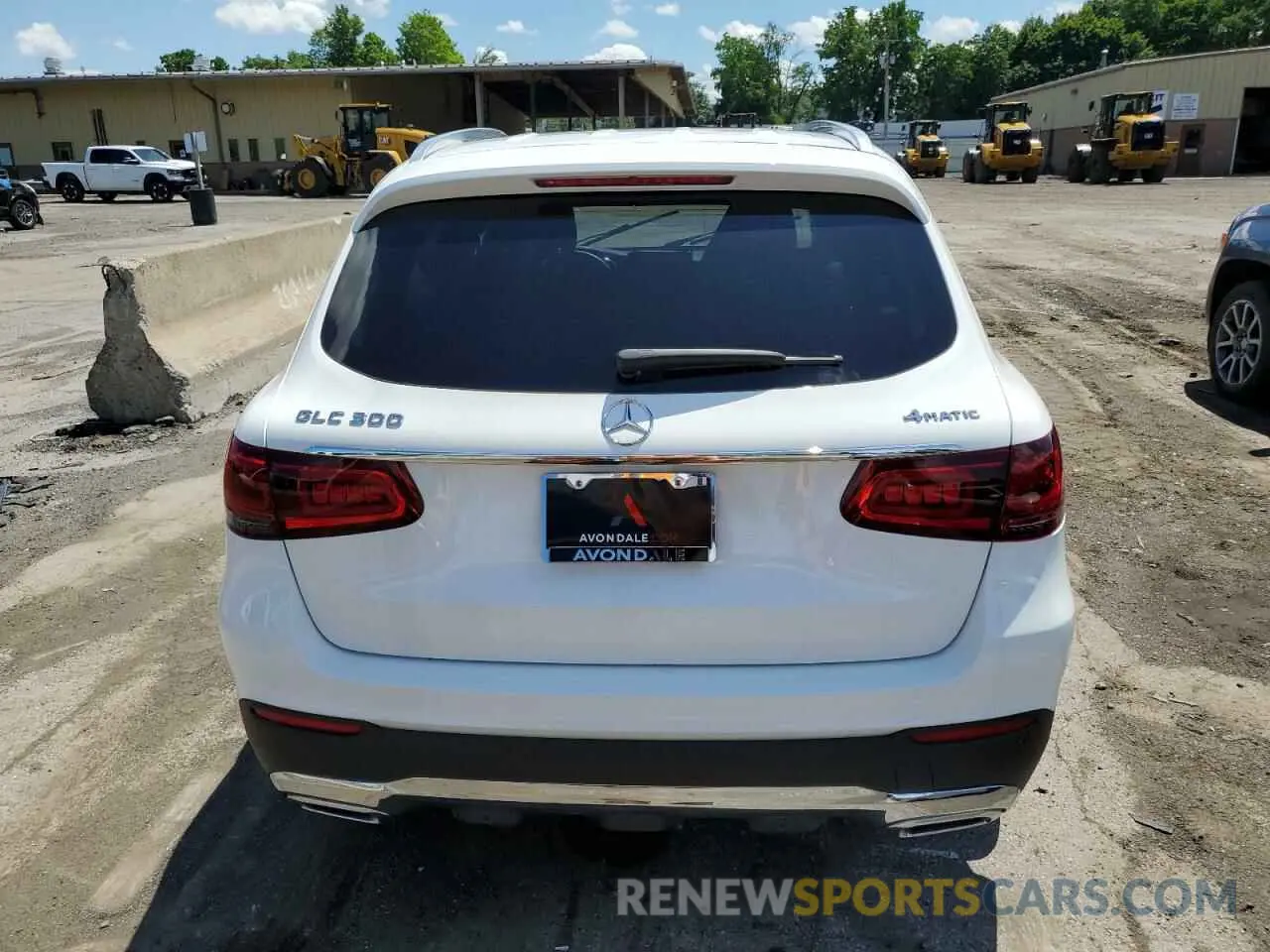6 Photograph of a damaged car W1N0G8EB5NG118377 MERCEDES-BENZ GLC-CLASS 2022