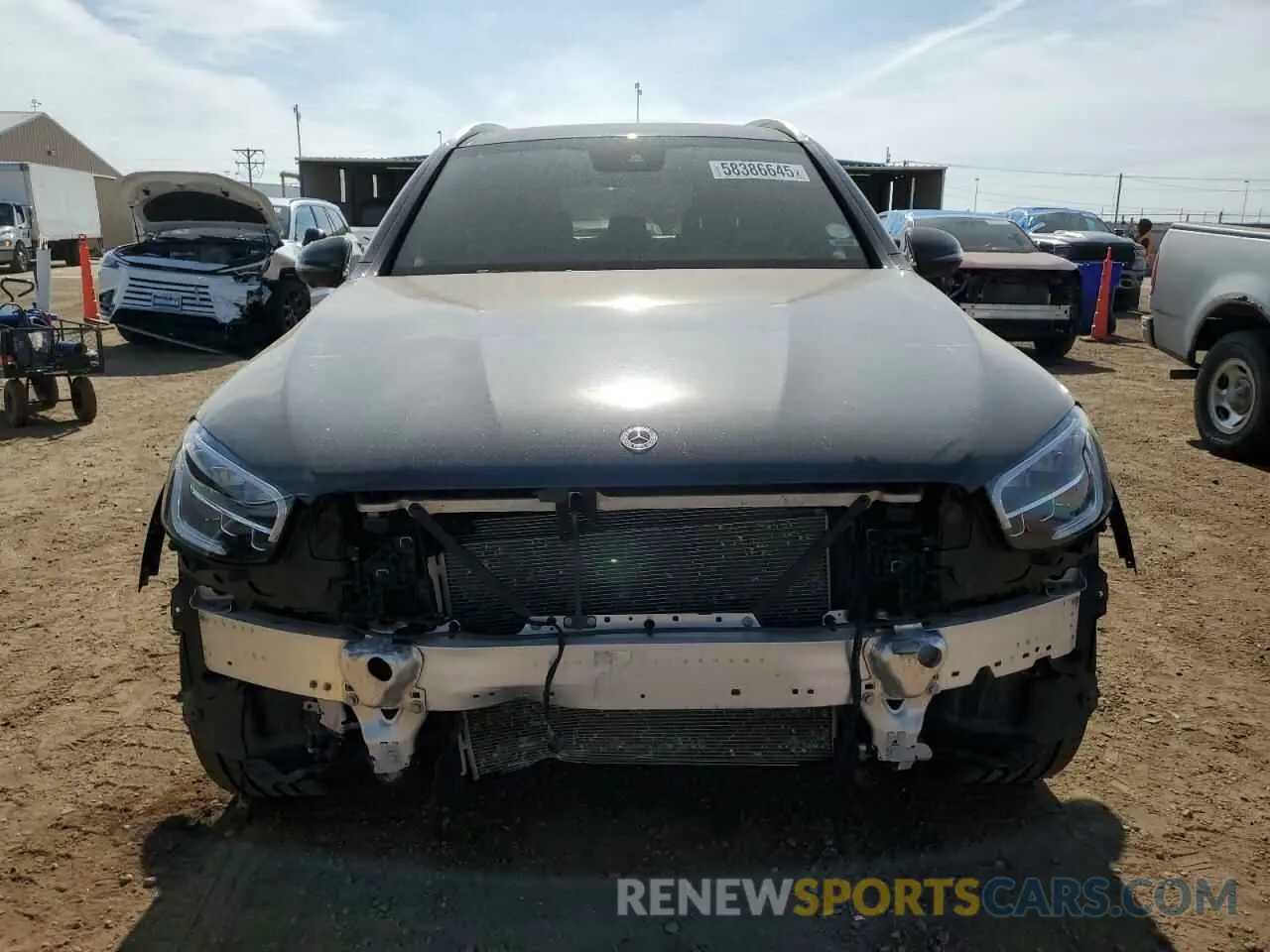 5 Фотография поврежденного автомобиля W1N0G8EB6NV395938 MERCEDES-BENZ GLC-CLASS 2022