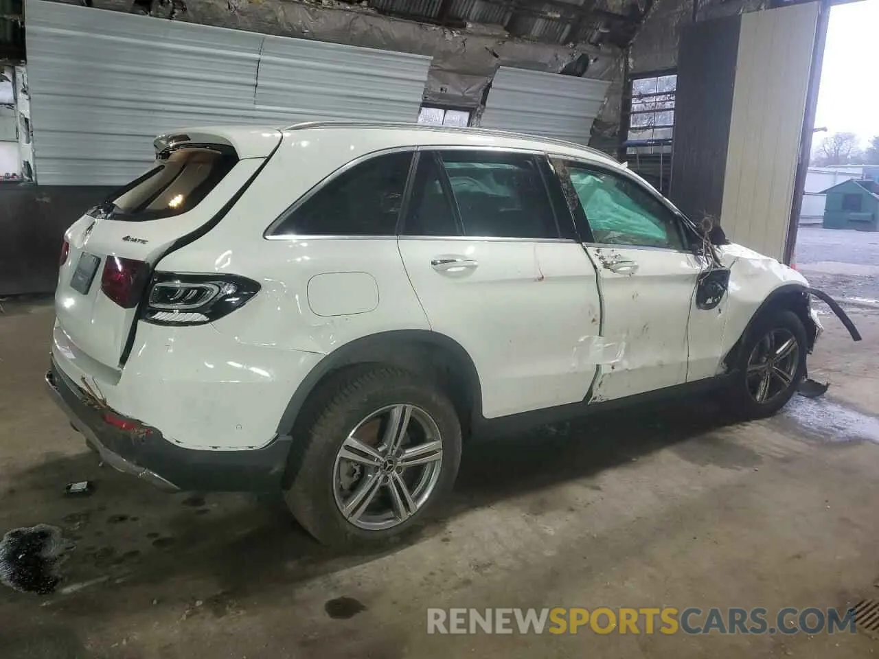 3 Фотография поврежденного автомобиля W1N0G8EB6NV400801 MERCEDES-BENZ GLC-CLASS 2022