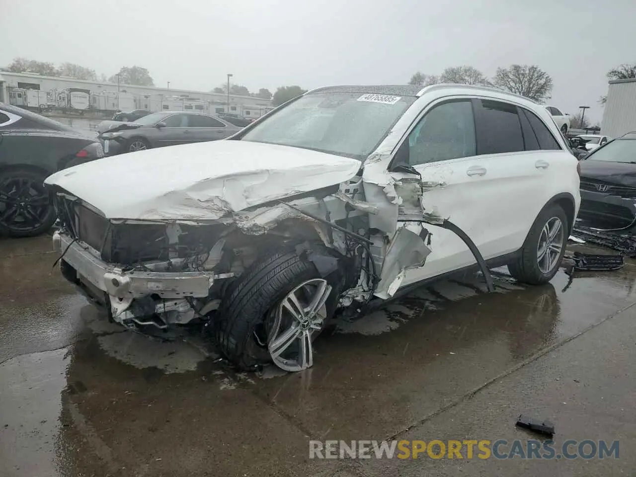 1 Photograph of a damaged car W1N0G8EB8NG029368 MERCEDES-BENZ GLC-CLASS 2022