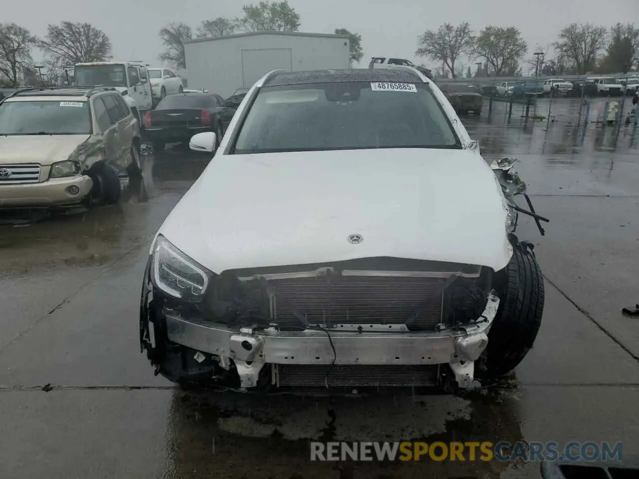 5 Photograph of a damaged car W1N0G8EB8NG029368 MERCEDES-BENZ GLC-CLASS 2022