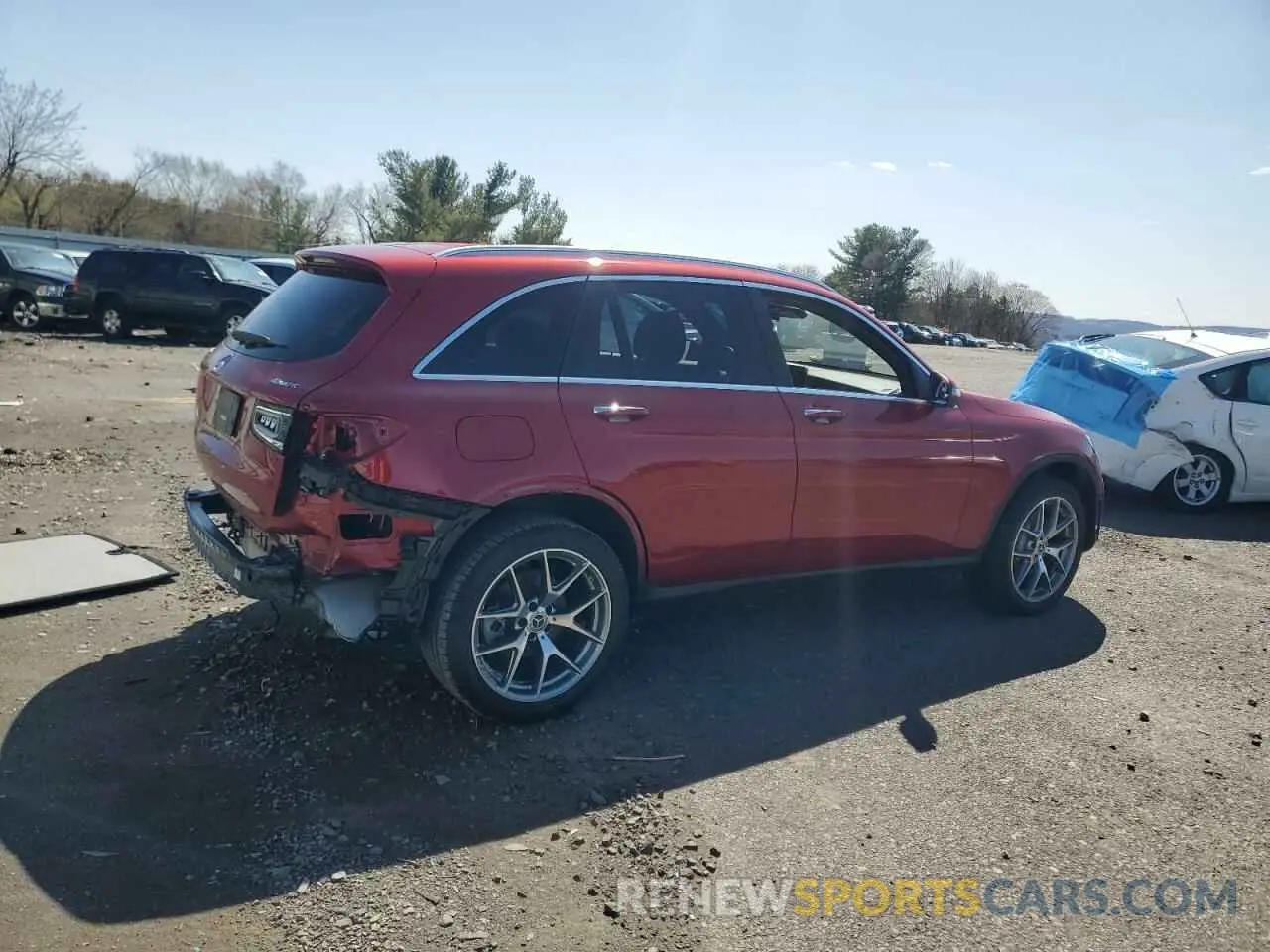 3 Фотография поврежденного автомобиля W1N0G8EB8NV367851 MERCEDES-BENZ GLC-CLASS 2022