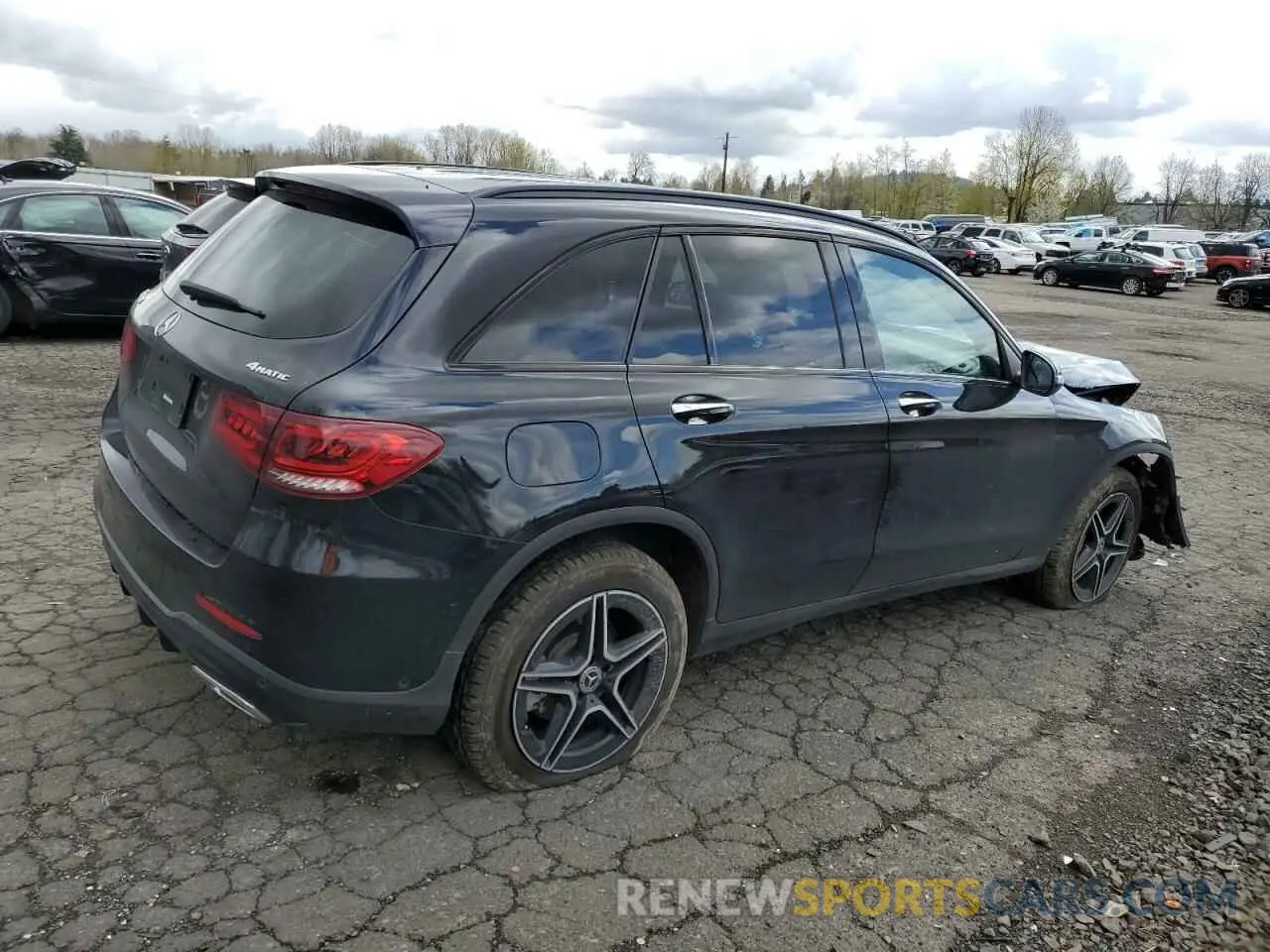 3 Photograph of a damaged car W1N0G8EB9NV391138 MERCEDES-BENZ GLC-CLASS 2022