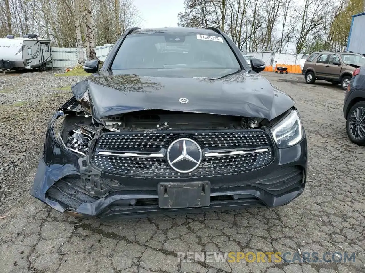 5 Photograph of a damaged car W1N0G8EB9NV391138 MERCEDES-BENZ GLC-CLASS 2022