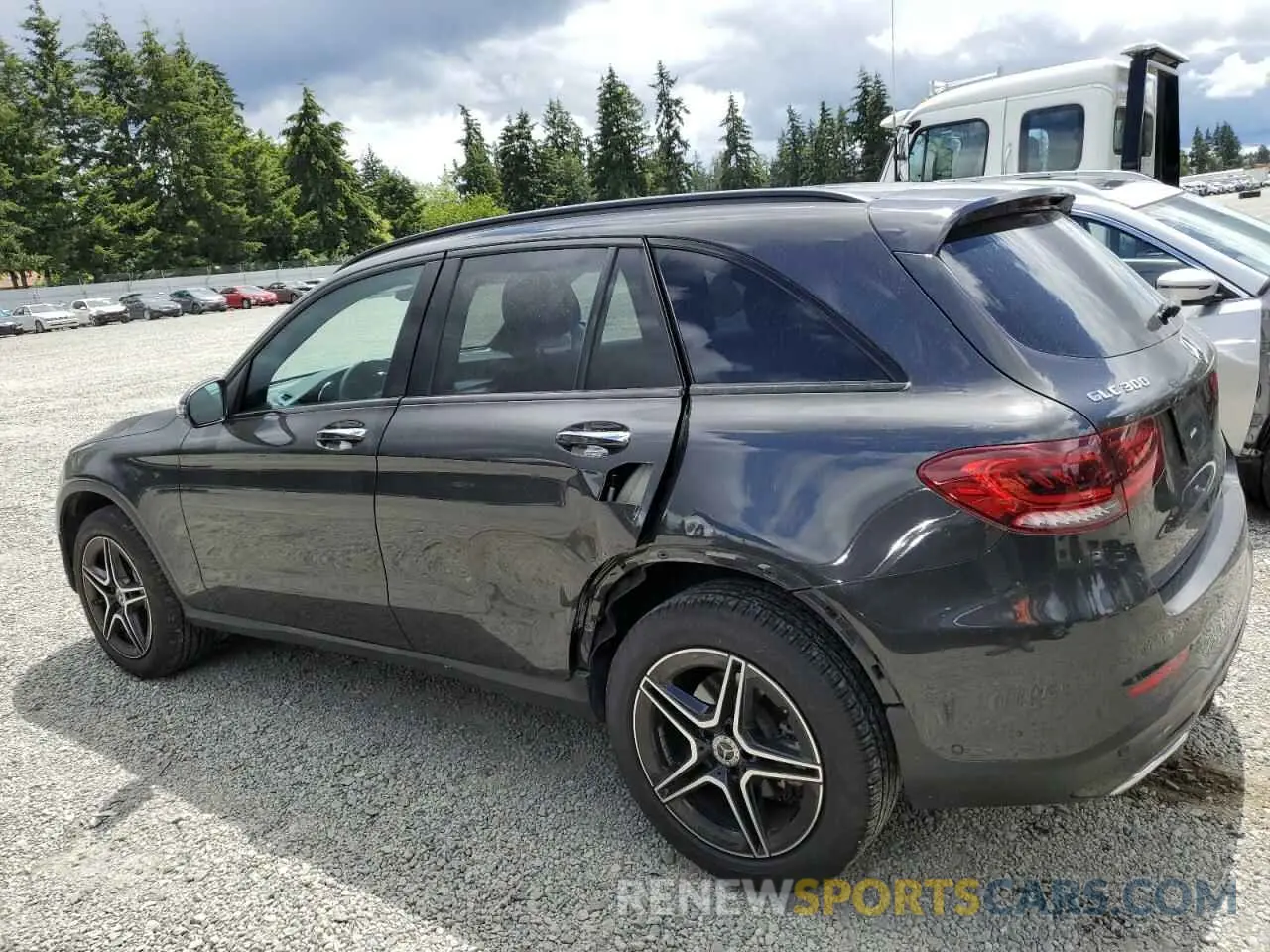 2 Фотография поврежденного автомобиля W1N0G8EB9NV391673 MERCEDES-BENZ GLC-CLASS 2022