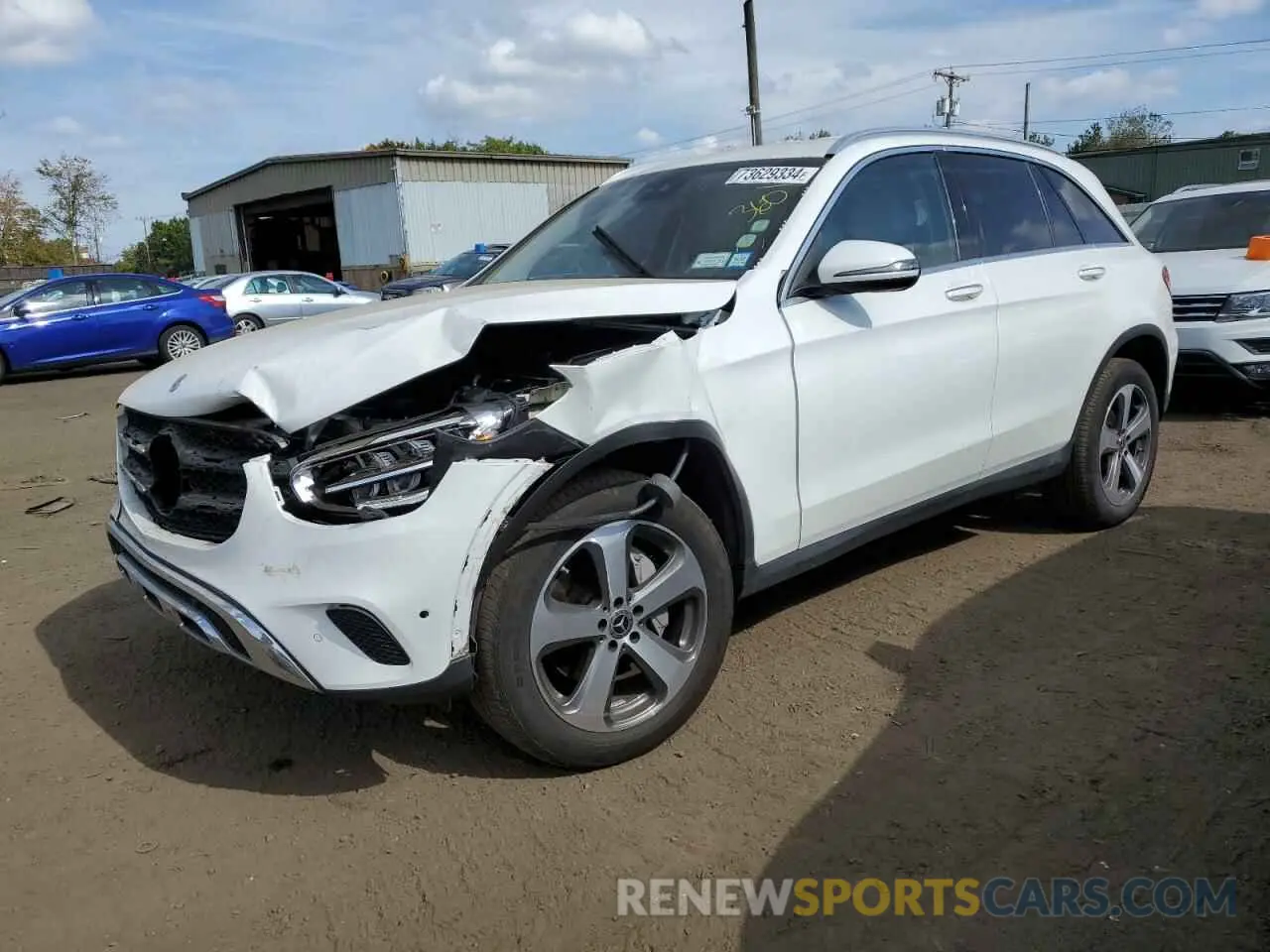 1 Photograph of a damaged car W1N0G8EBXNG118567 MERCEDES-BENZ GLC-CLASS 2022