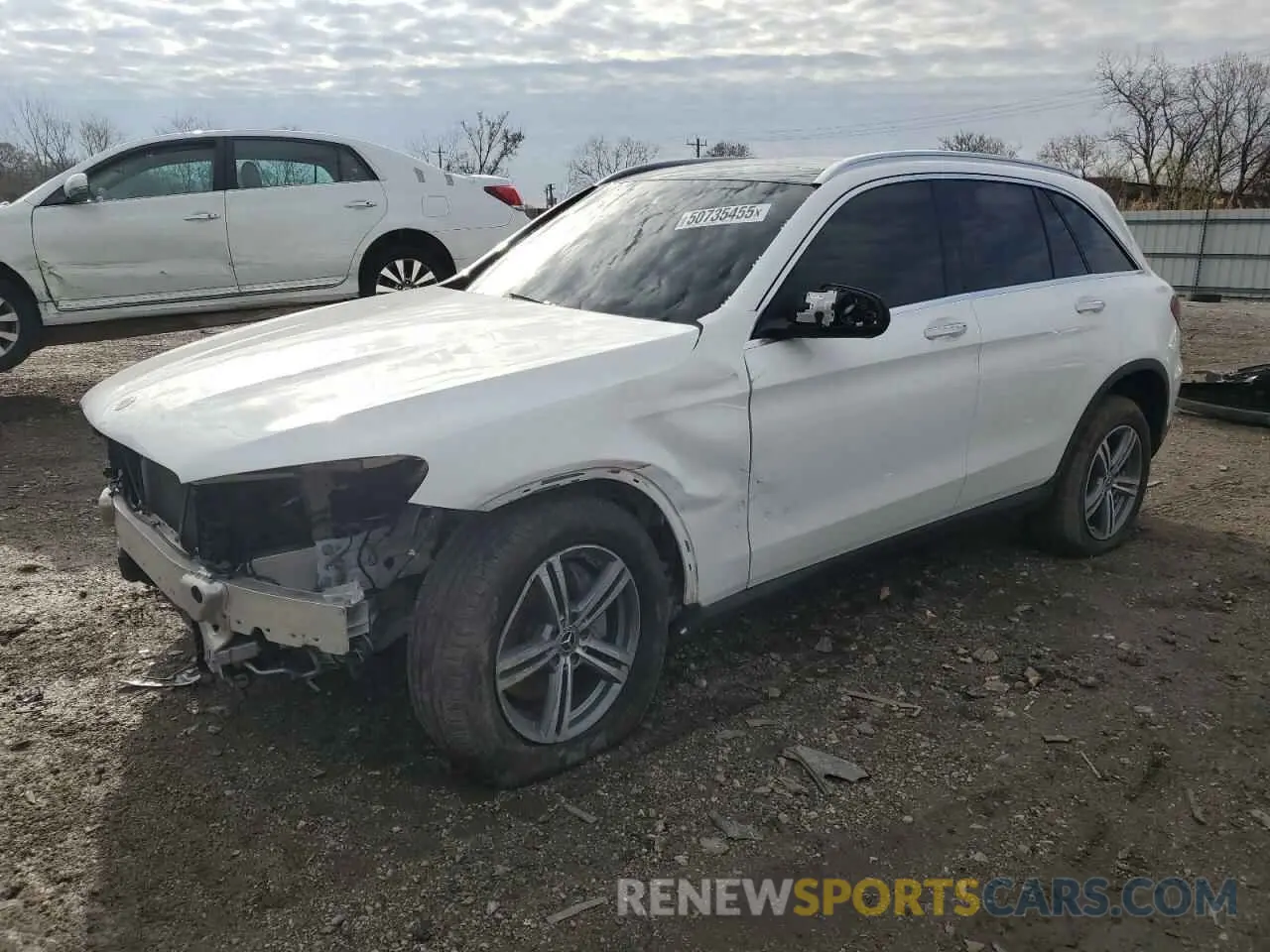 1 Photograph of a damaged car W1N0G8EBXNV368175 MERCEDES-BENZ GLC-CLASS 2022