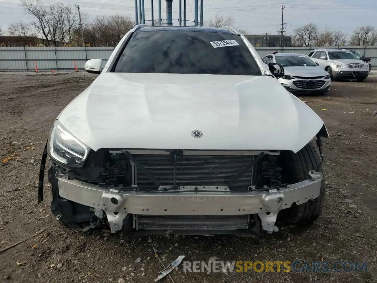 5 Photograph of a damaged car W1N0G8EBXNV368175 MERCEDES-BENZ GLC-CLASS 2022