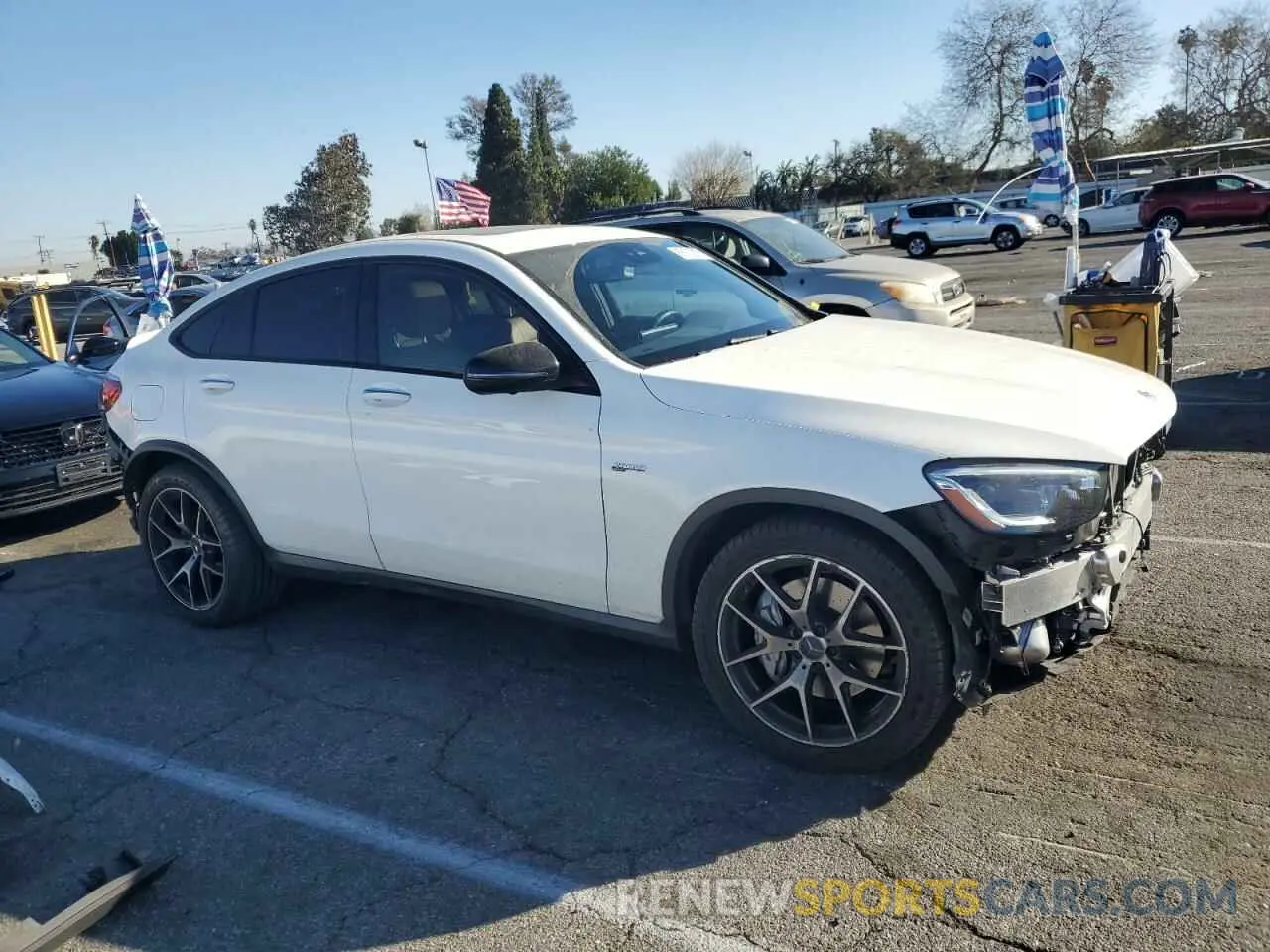 4 Фотография поврежденного автомобиля W1N0J6EB0PG162182 MERCEDES-BENZ GLC-CLASS 2023
