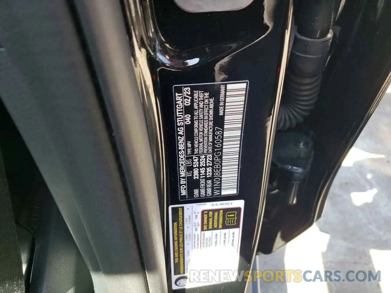 12 Фотография поврежденного автомобиля W1N0J8EB0PG160587 MERCEDES-BENZ GLC-CLASS 2023