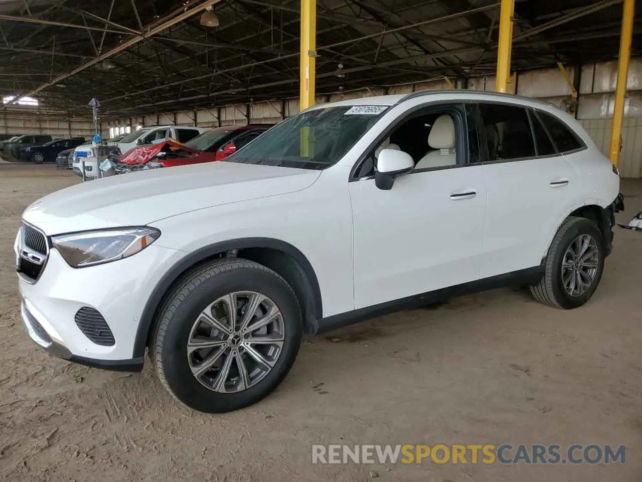 1 Photograph of a damaged car W1NKM4GB5PF061789 MERCEDES-BENZ GLC-CLASS 2023