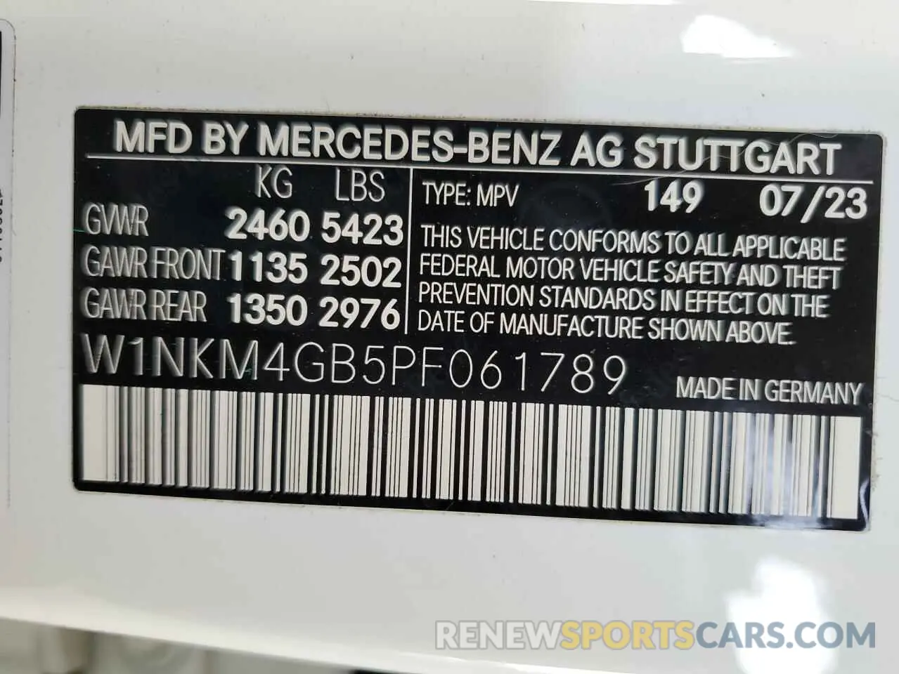 13 Photograph of a damaged car W1NKM4GB5PF061789 MERCEDES-BENZ GLC-CLASS 2023