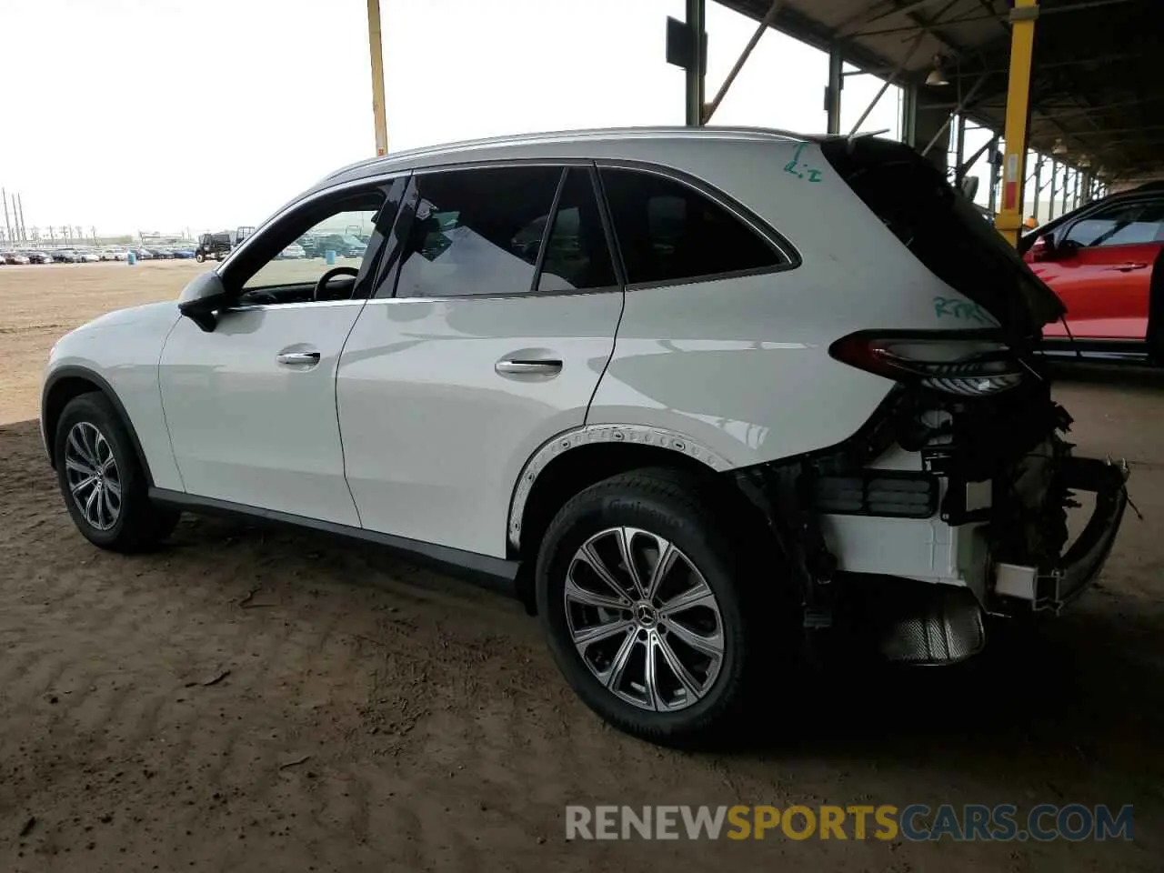 2 Photograph of a damaged car W1NKM4GB5PF061789 MERCEDES-BENZ GLC-CLASS 2023