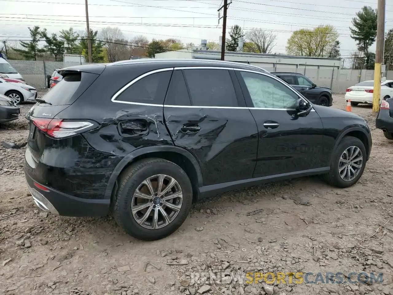 3 Фотография поврежденного автомобиля W1NKM4HB3RF121621 MERCEDES-BENZ GLC-CLASS 2024