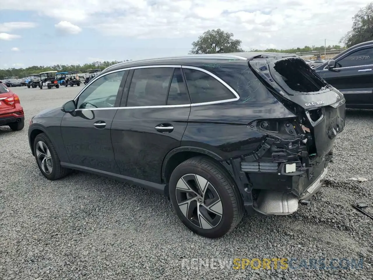 2 Photograph of a damaged car W1NKM4HB4RF089939 MERCEDES-BENZ GLC-CLASS 2024