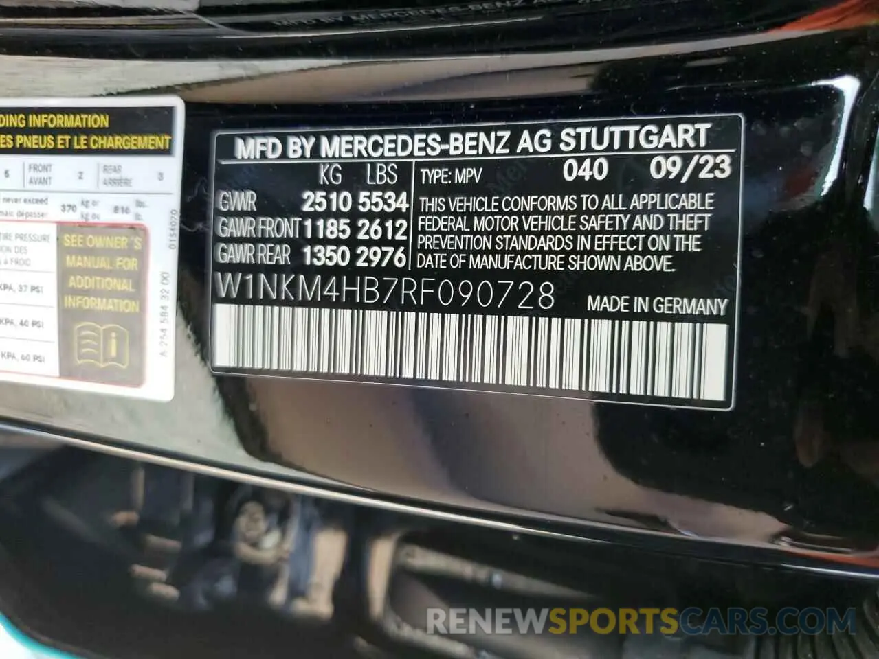 13 Photograph of a damaged car W1NKM4HB7RF090728 MERCEDES-BENZ GLC-CLASS 2024