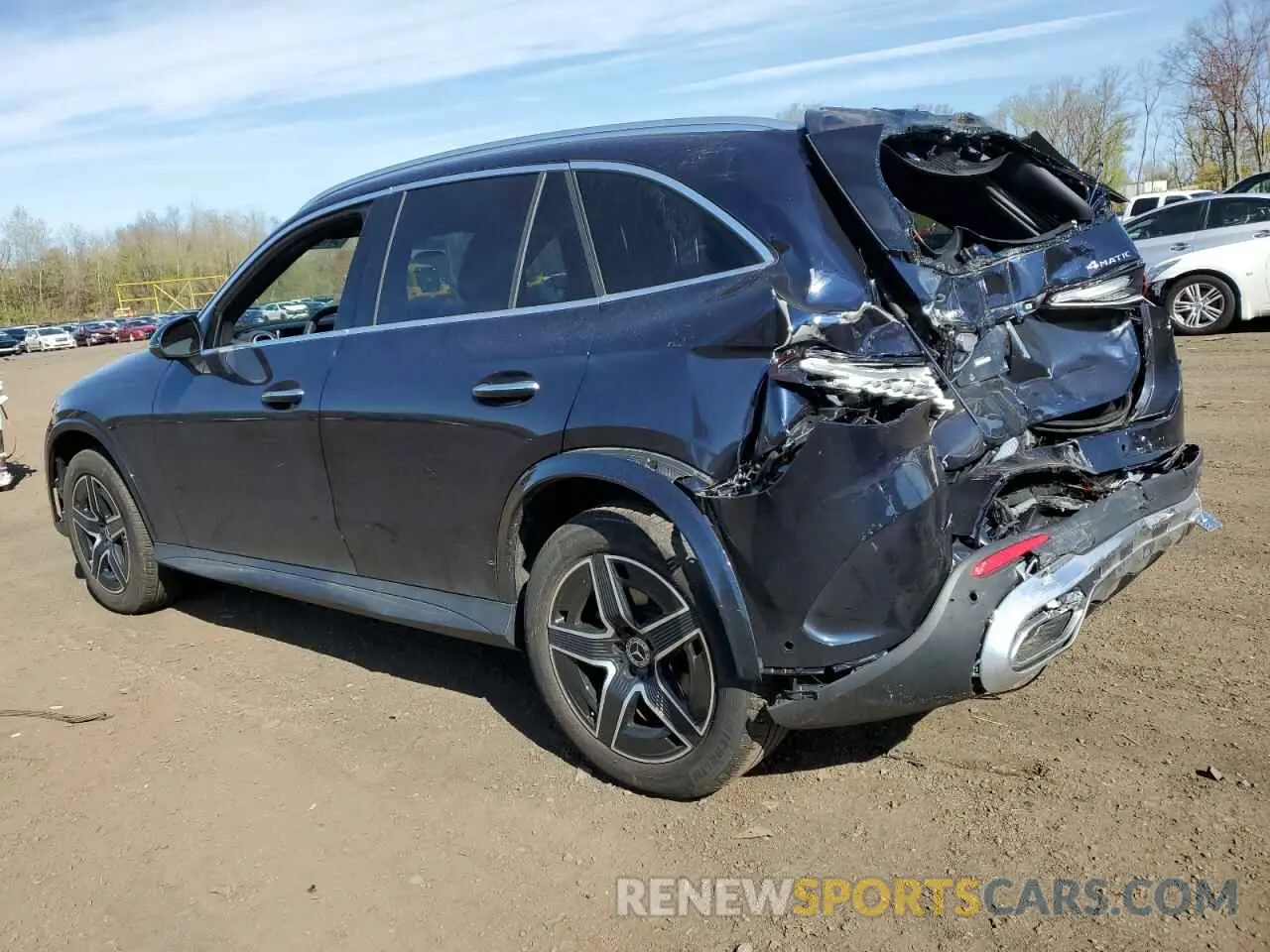 2 Photograph of a damaged car W1NKM4HB8RF102417 MERCEDES-BENZ GLC-CLASS 2024