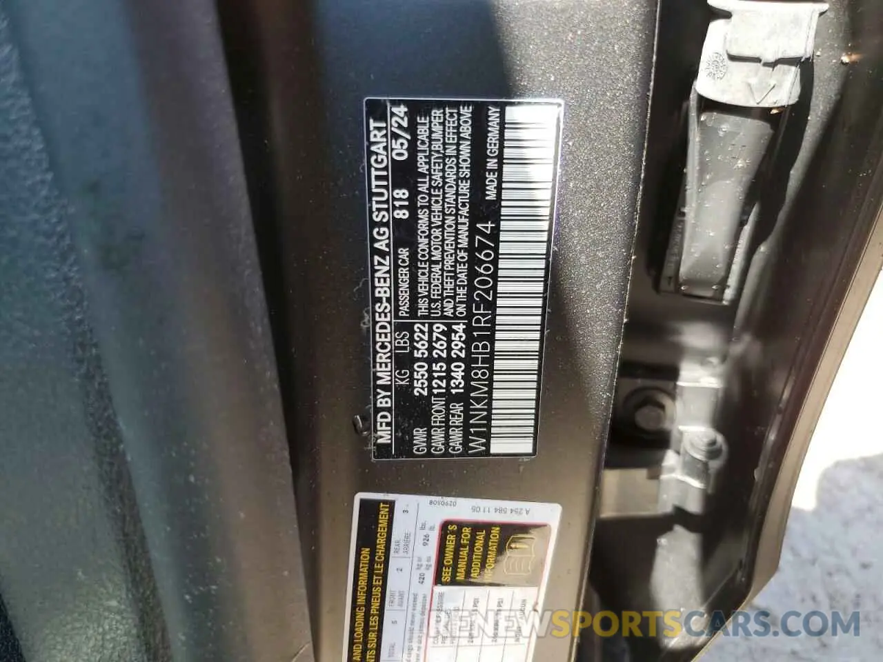 14 Photograph of a damaged car W1NKM8HB1RF206674 MERCEDES-BENZ GLC-CLASS 2024