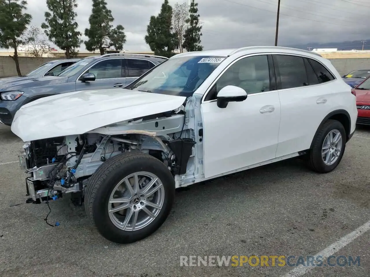 1 Photograph of a damaged car W1NKM4GB9SF330286 MERCEDES-BENZ GLC-CLASS 2025