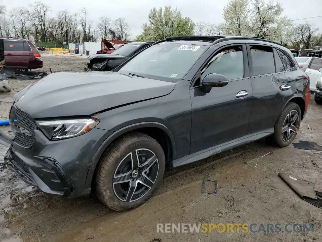 1 Photograph of a damaged car W1NKM4HB7SF260981 MERCEDES-BENZ GLC-CLASS 2025