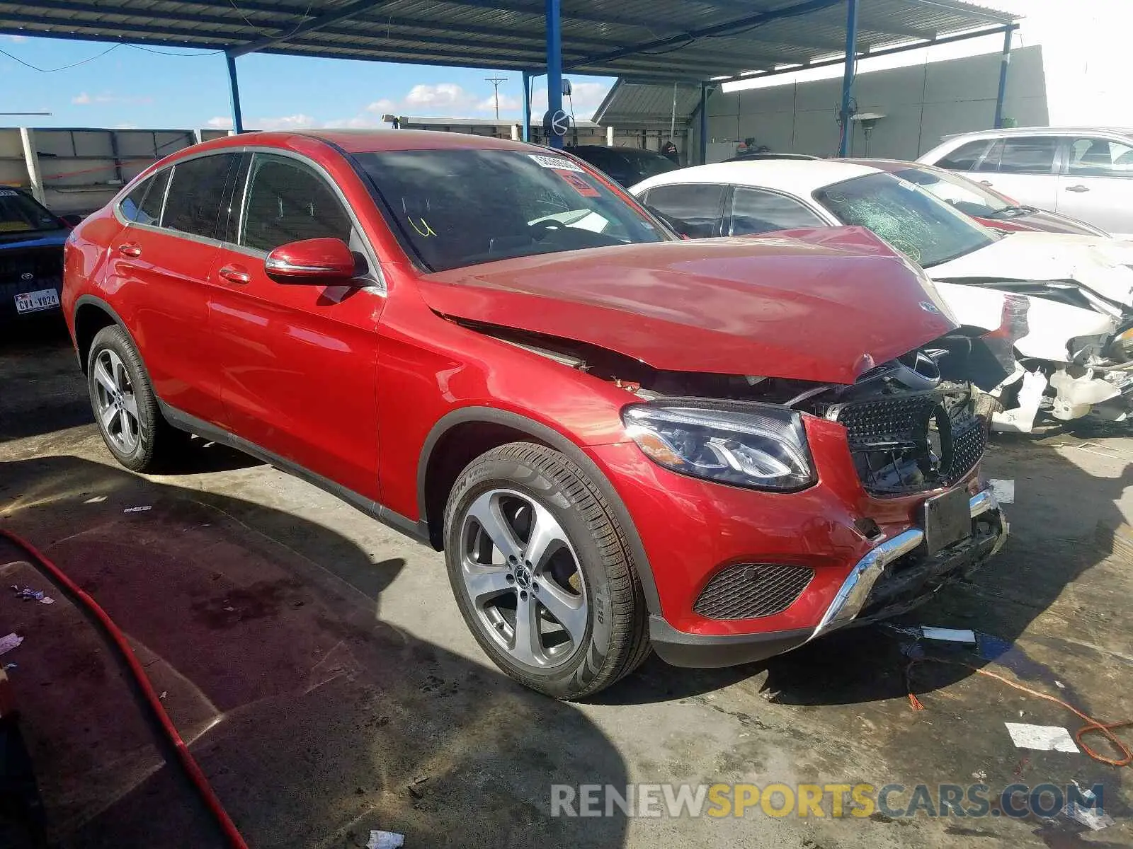 1 Photograph of a damaged car WDC0J4KB5KF574123 MERCEDES-BENZ GLC COUPE 2019