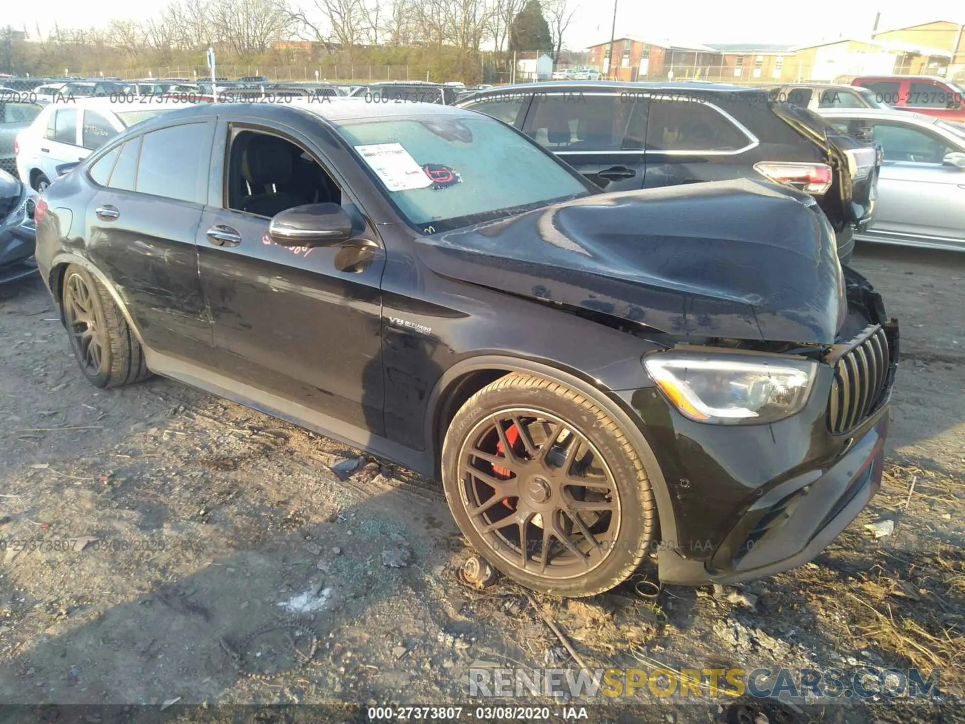 1 Photograph of a damaged car WDC0J8KB2LF745368 MERCEDES-BENZ GLC COUPE 2020