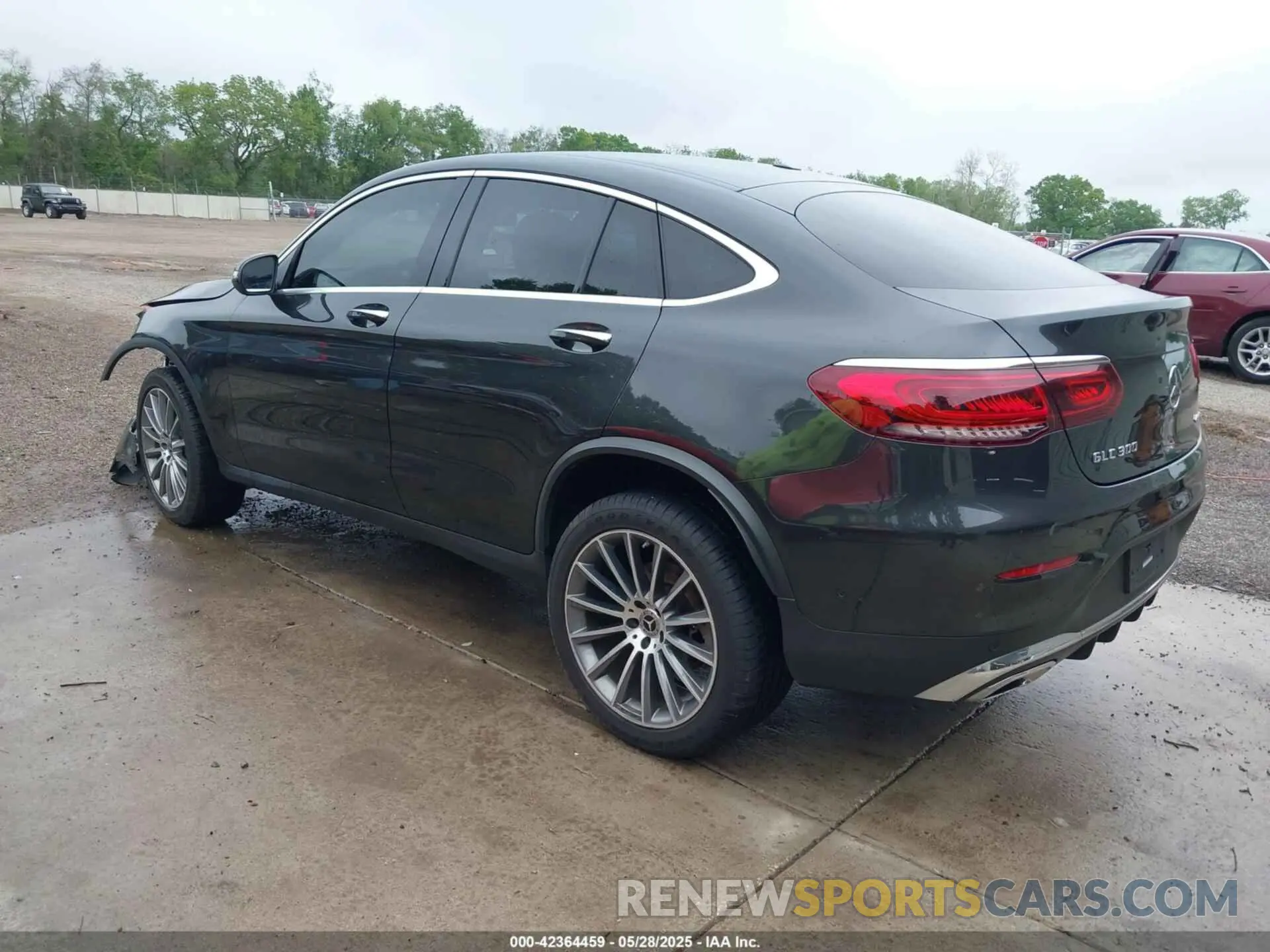 3 Фотография поврежденного автомобиля W1N0J8EB9MF913972 MERCEDES-BENZ GLC COUPE 2021