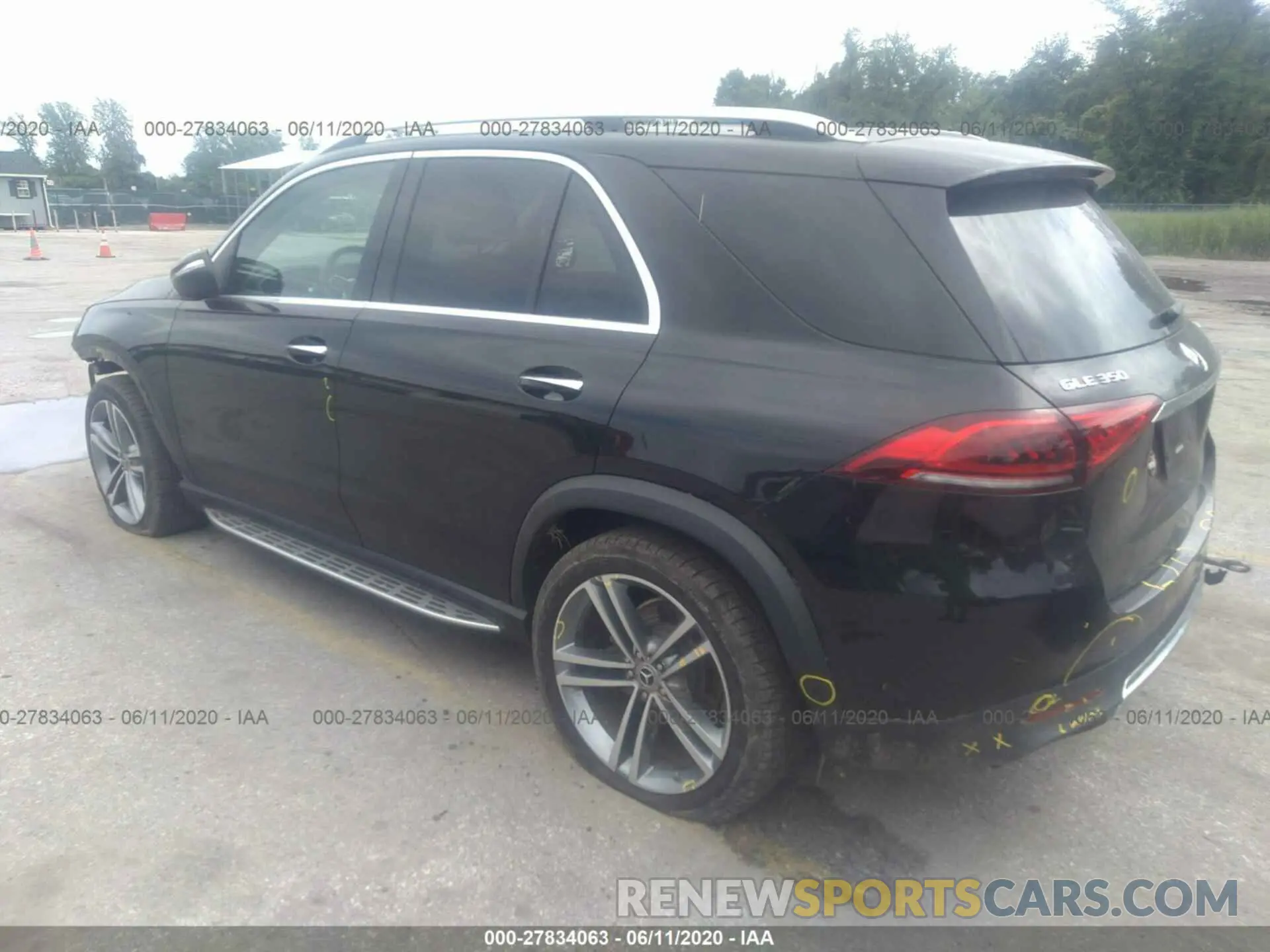 3 Фотография поврежденного автомобиля 4JGFB4KB4LA079273 MERCEDES-BENZ GLE 2020