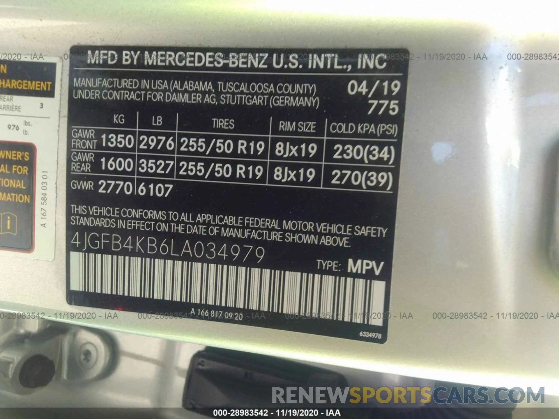 9 Photograph of a damaged car 4JGFB4KB6LA034979 MERCEDES-BENZ GLE 2020