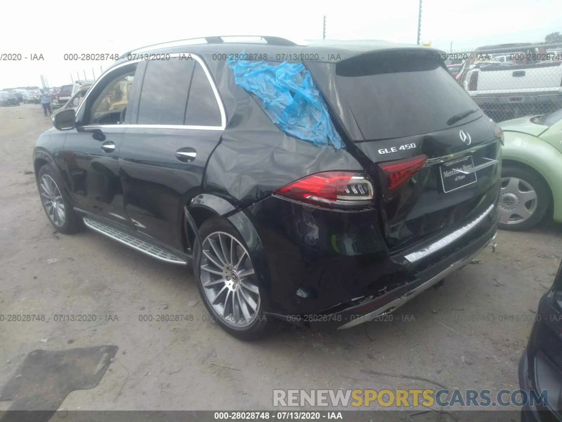 3 Photograph of a damaged car 4JGFB5KB6LA246030 MERCEDES-BENZ GLE 2020