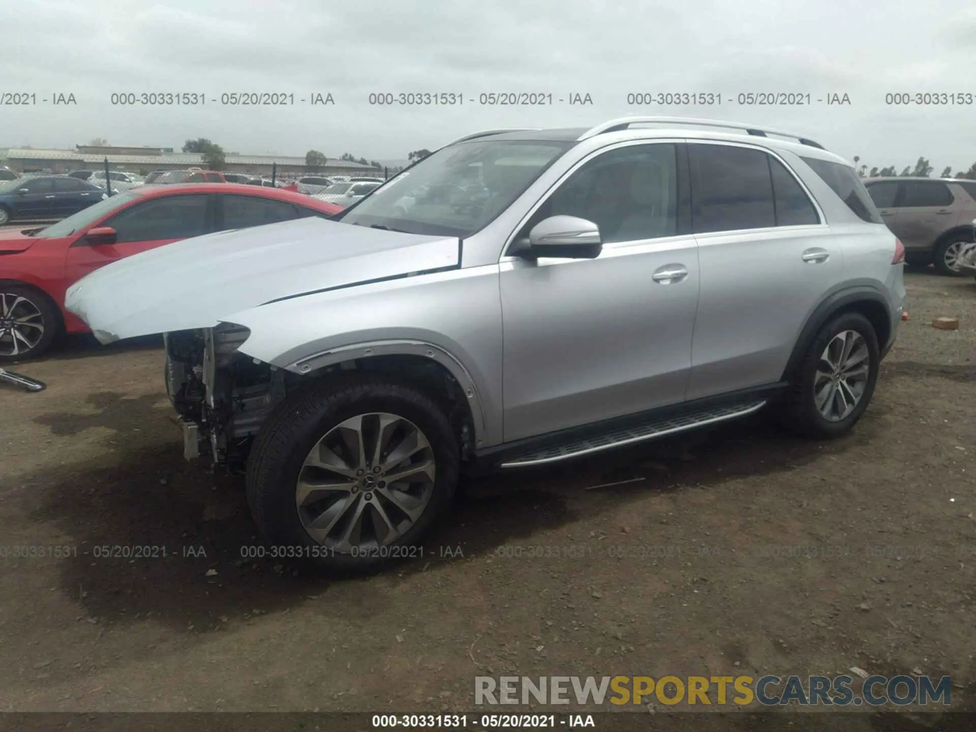2 Photograph of a damaged car 4JGFB4JB2MA374102 MERCEDES-BENZ GLE 2021