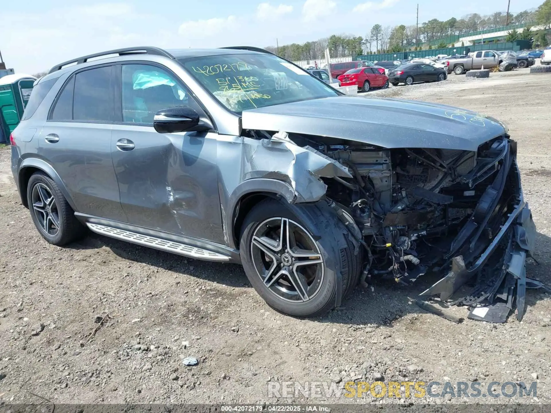 1 Photograph of a damaged car 4JGFB5KB4MA444476 MERCEDES-BENZ GLE 2021