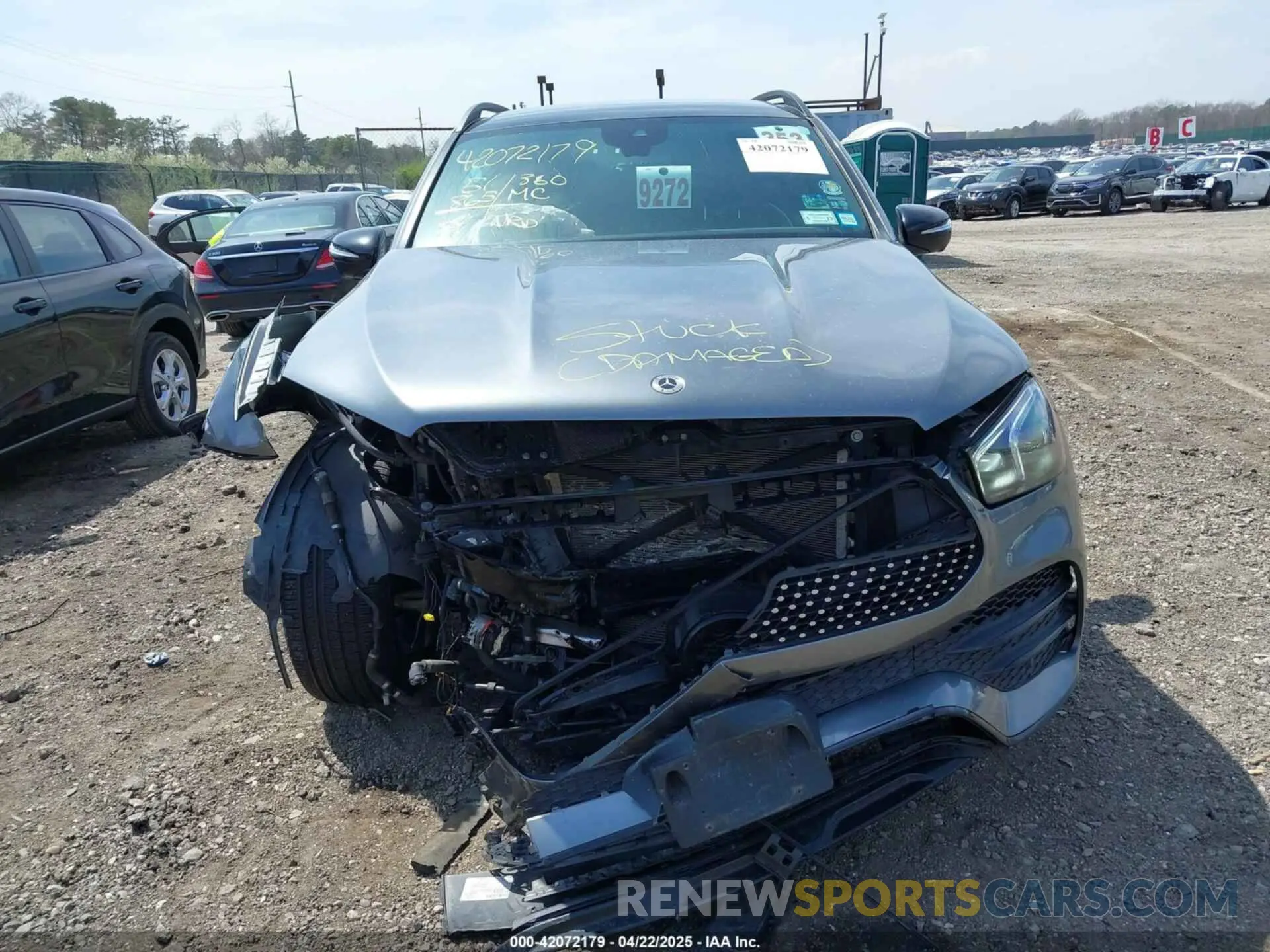 12 Photograph of a damaged car 4JGFB5KB4MA444476 MERCEDES-BENZ GLE 2021