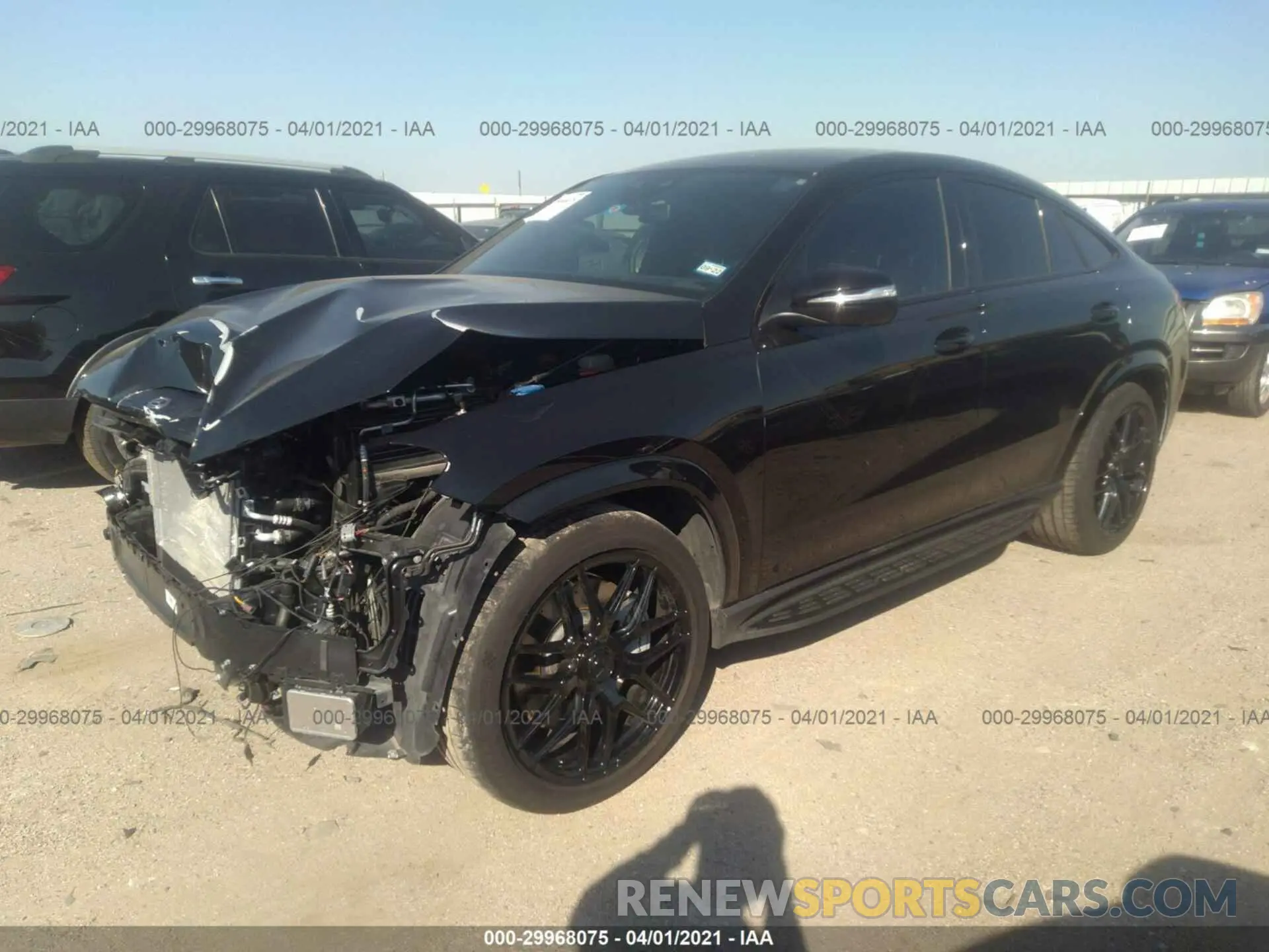 2 Photograph of a damaged car 4JGFD6BB8MA267494 MERCEDES-BENZ GLE 2021