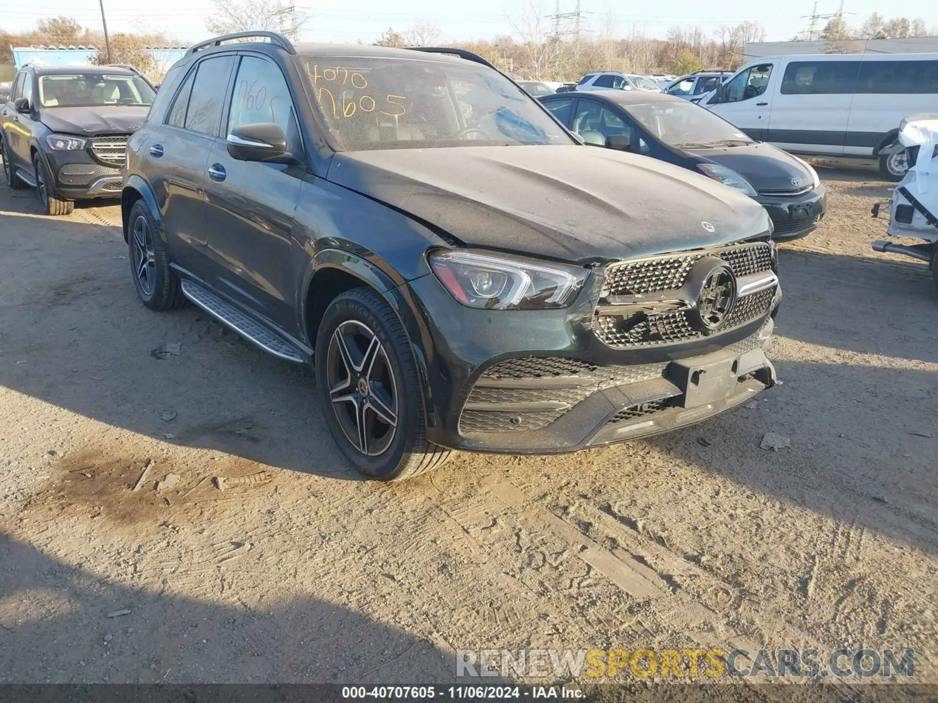 1 Photograph of a damaged car 4JGFB4KB2NA698781 MERCEDES-BENZ GLE 2022